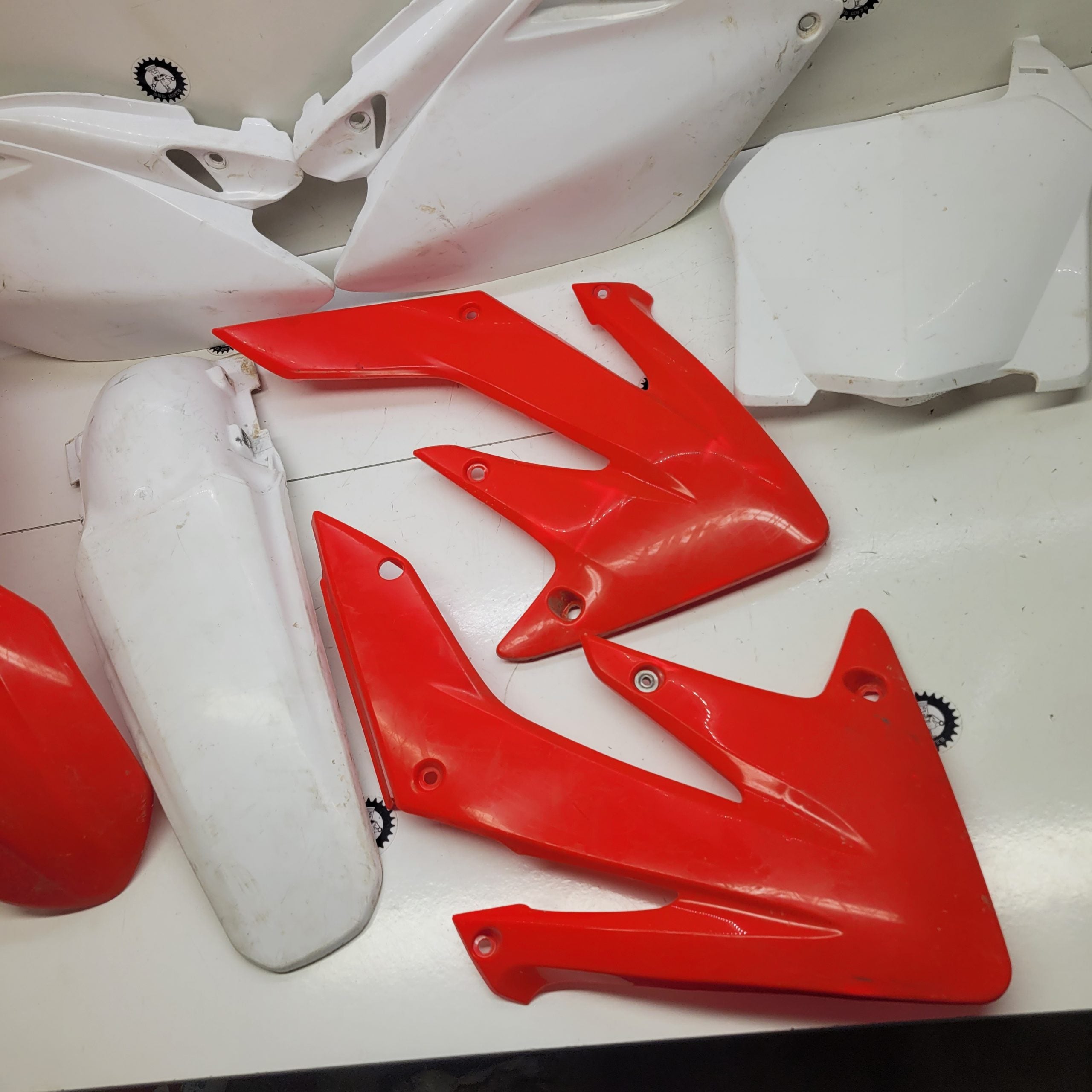 kit plastique double sortie honda 250 crf 2008