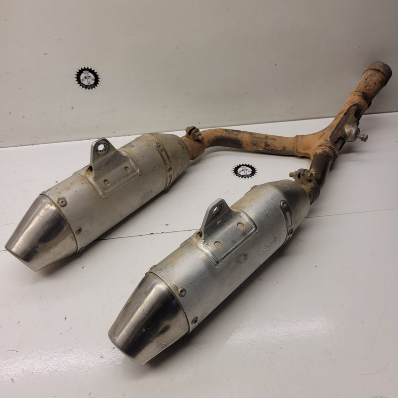 silencieux double sortie honda 250 crf 2009-2