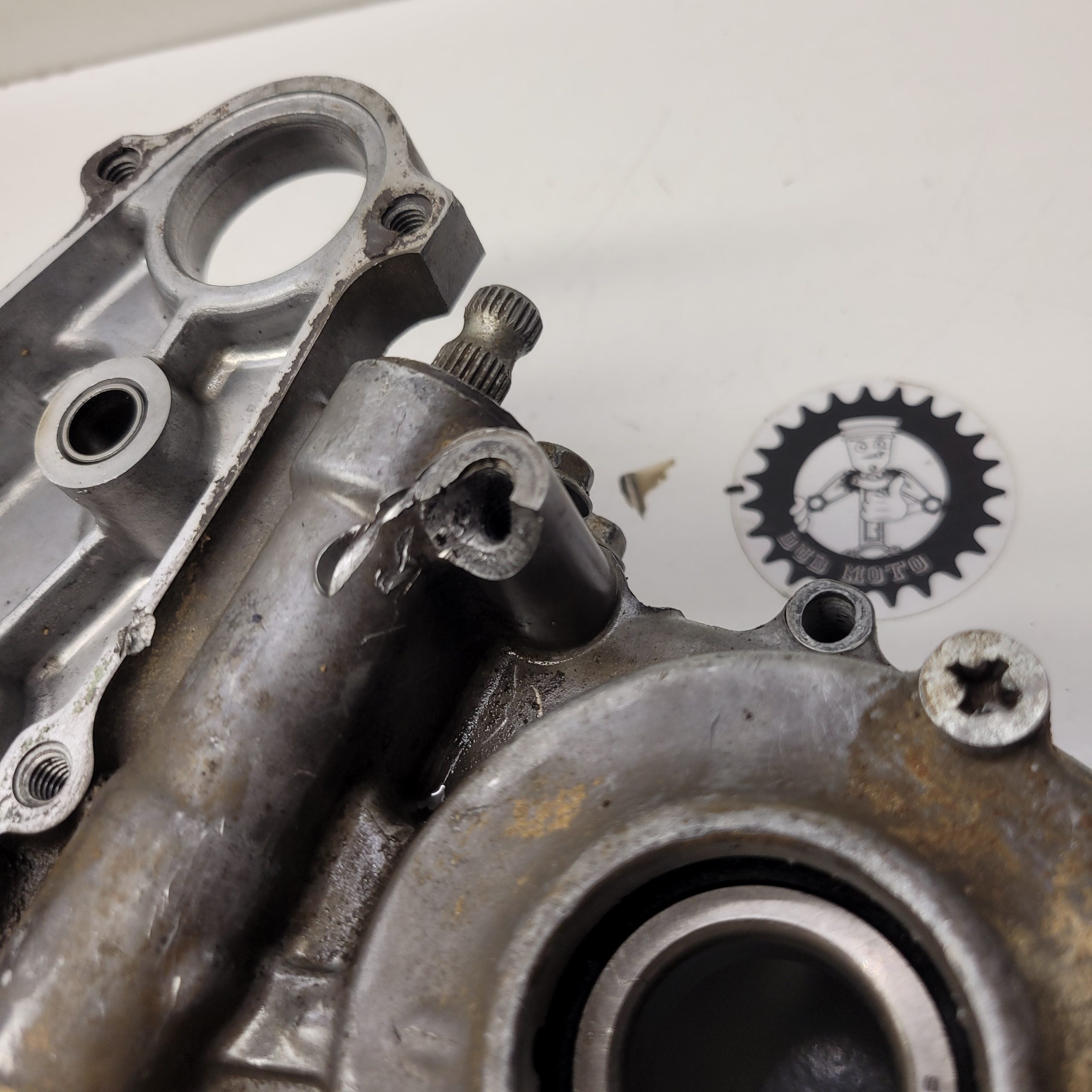 carter moteur gauche suzuki 450 ltr-2