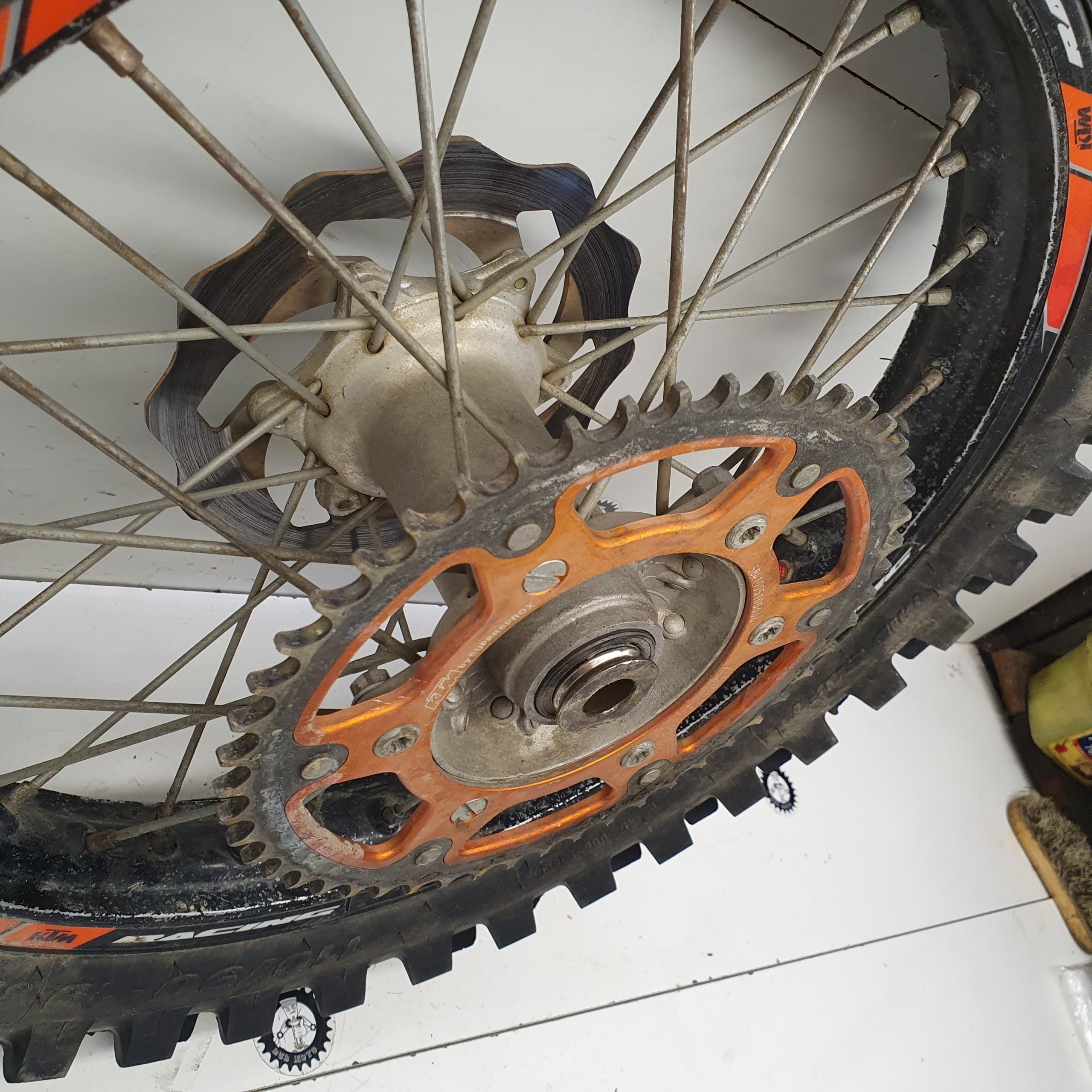 roue arrière en l'état ktm 350 sxf 2011
