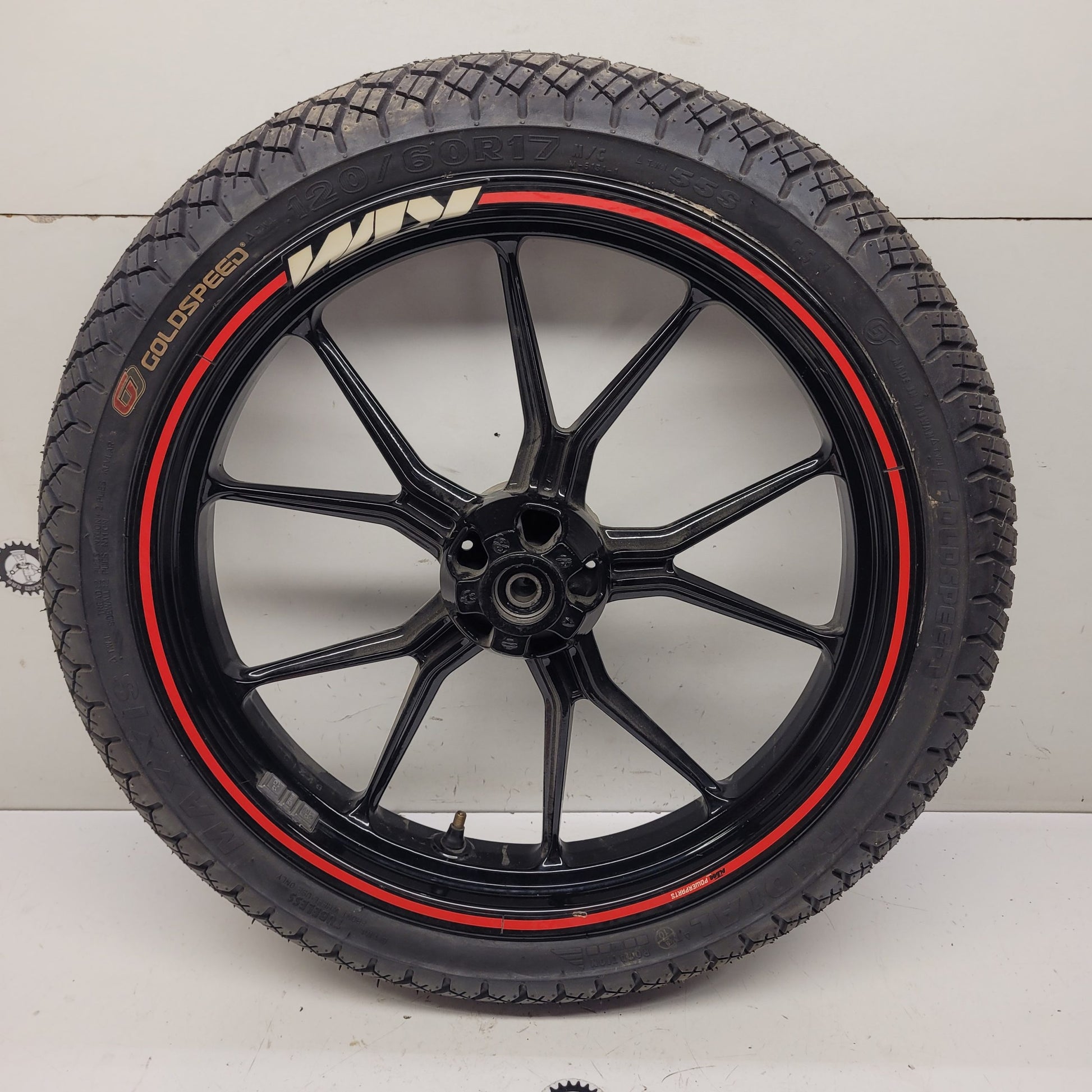 roue avant ktm 125 duke pneu neuf-1