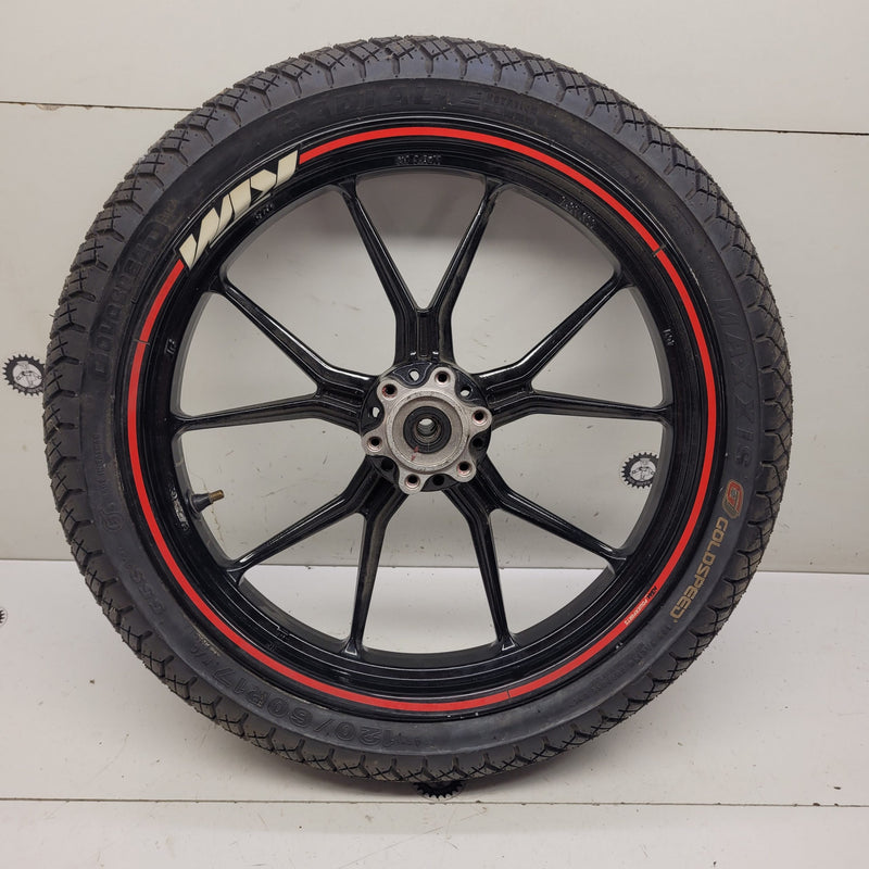 roue avant ktm 125 duke pneu neuf-2
