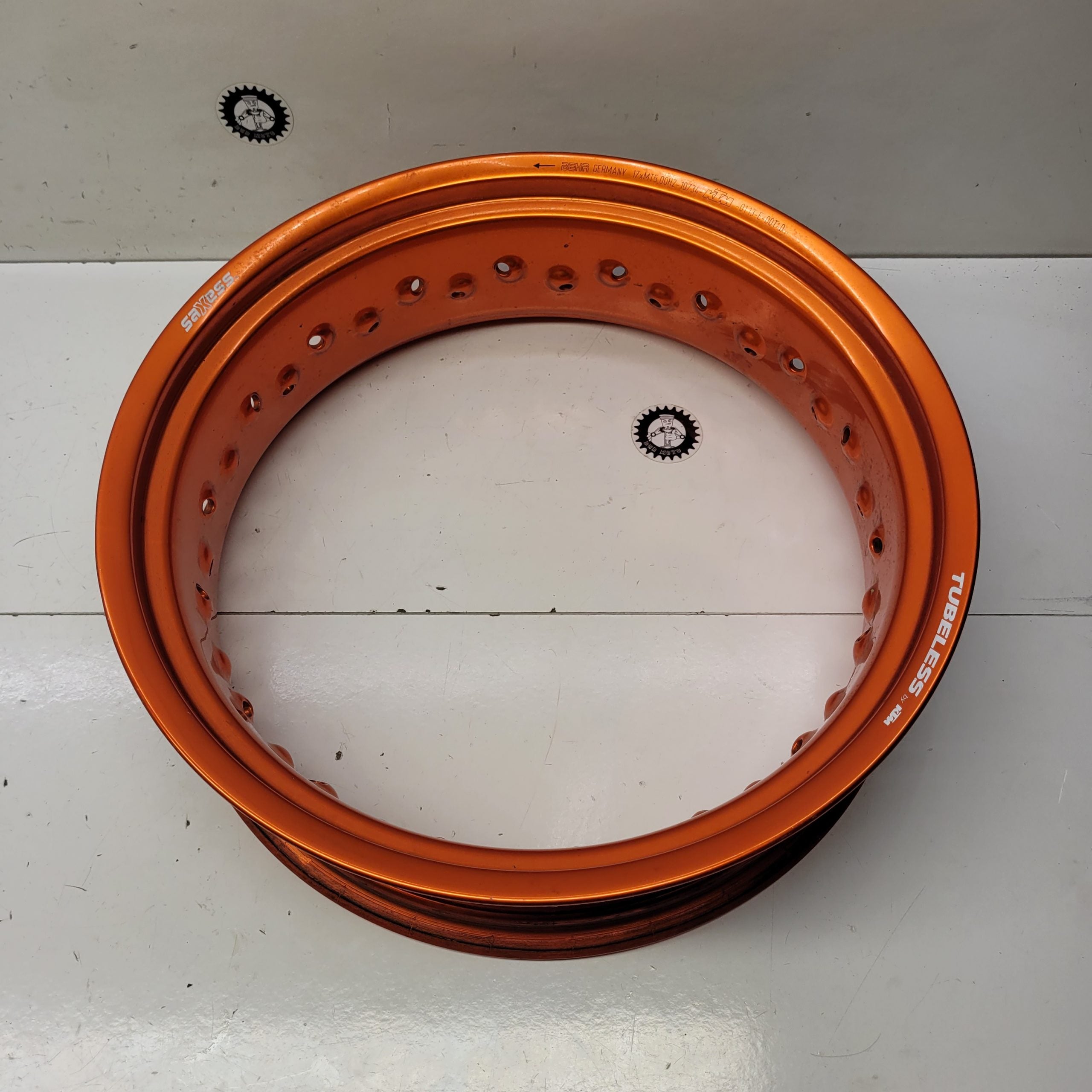 cerclage ktm 17X5.00 BEHR orange