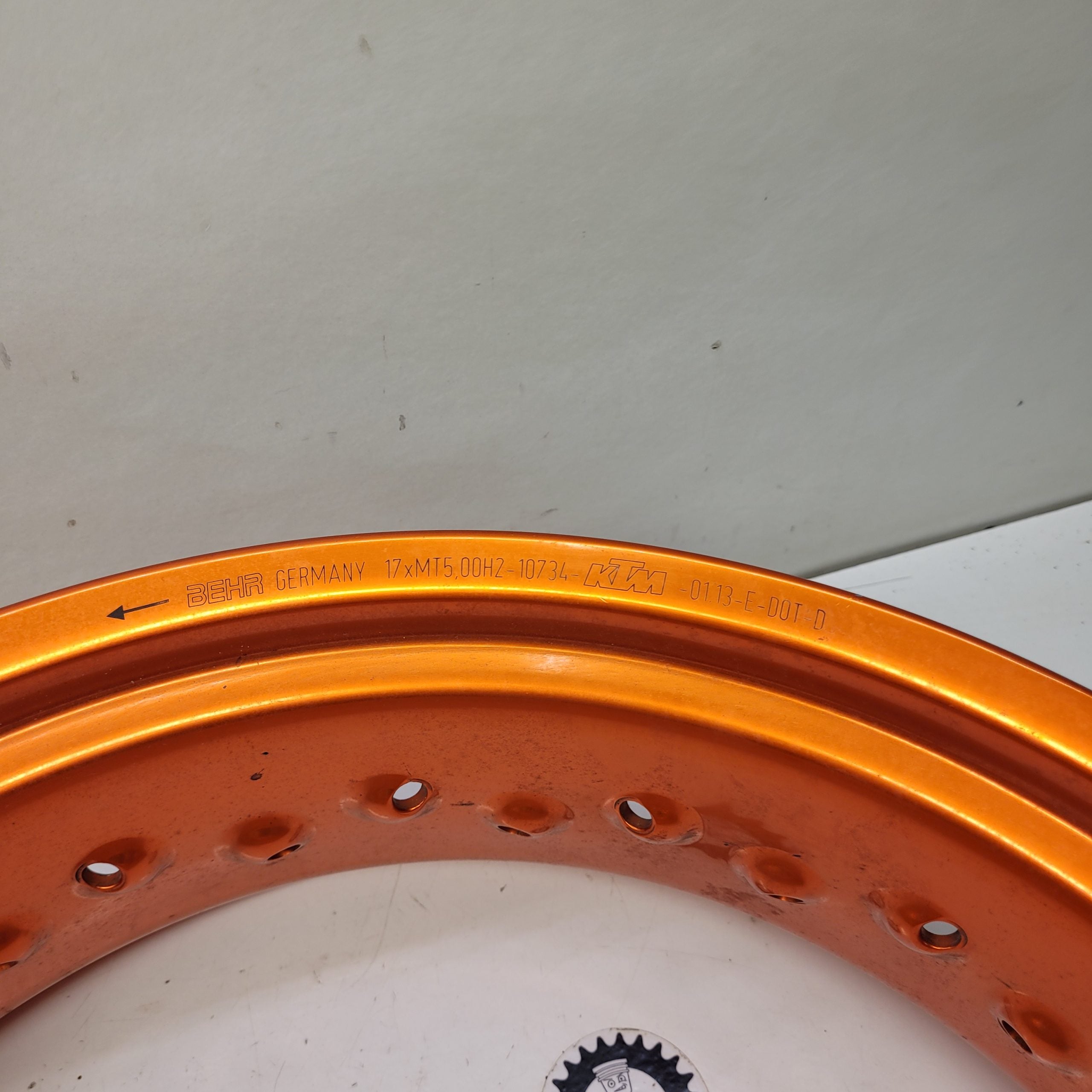 cerclage ktm 17X5.00 BEHR orange