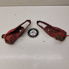 cales pieds honda 125 cr 1988-1