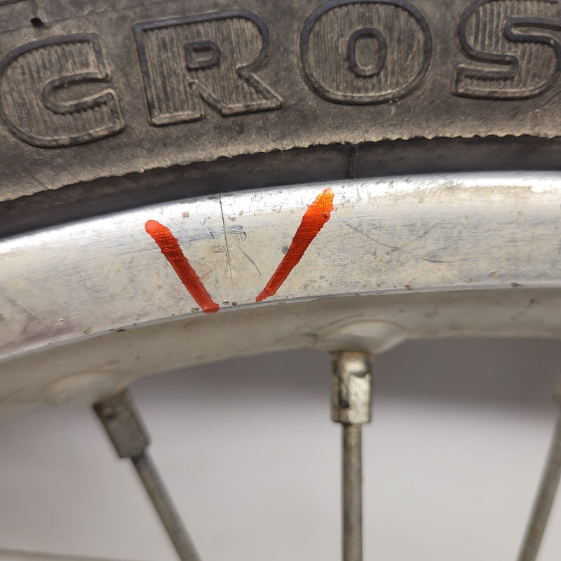 roue avant en l'état honda 125 cr 1988-2