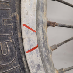 roue arrière en l'état honda 125 cr 1988-2