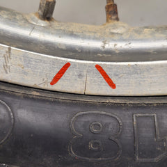 roue arrière en l'état honda 125 cr 1988-4