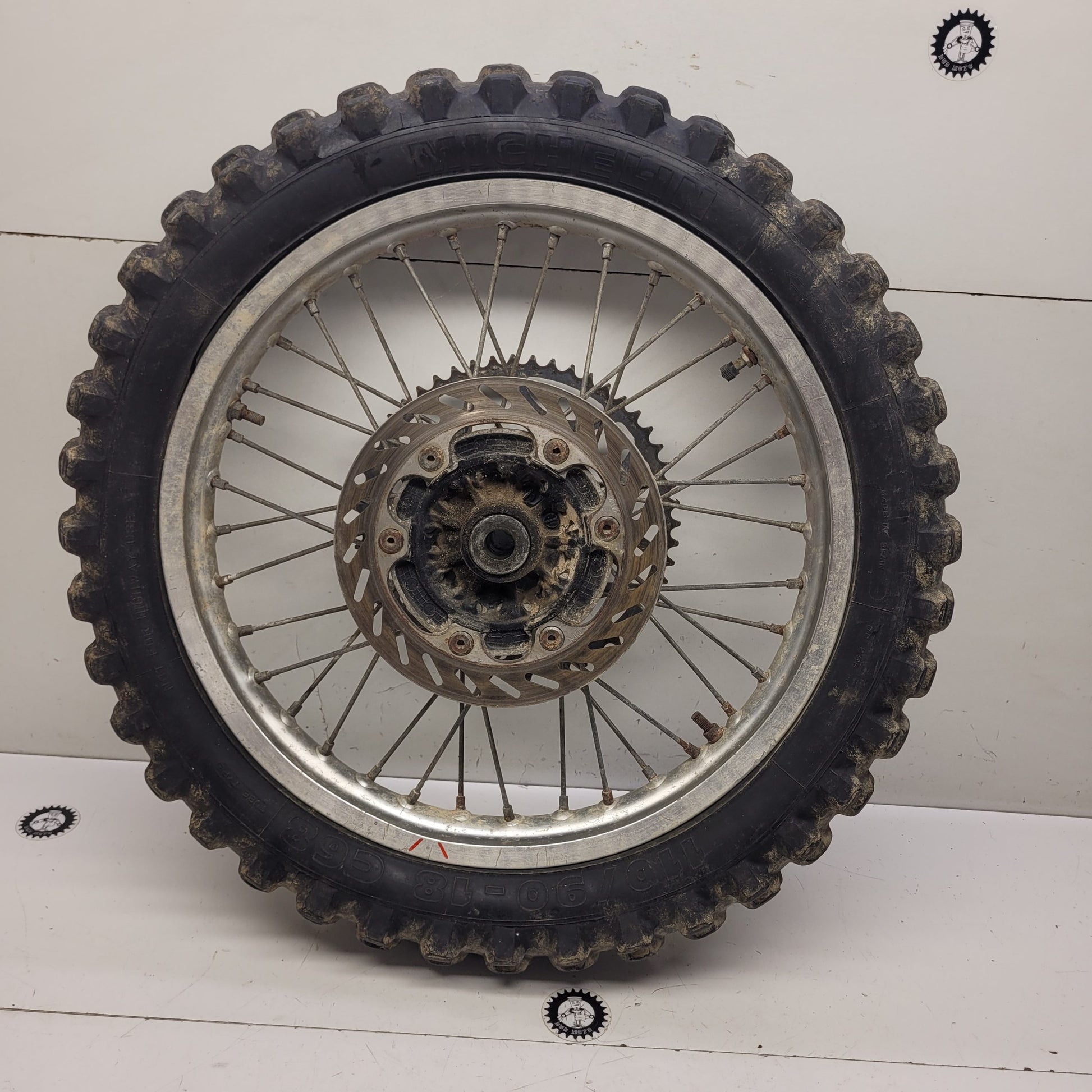 roue arrière en l'état honda 125 cr 1988-6