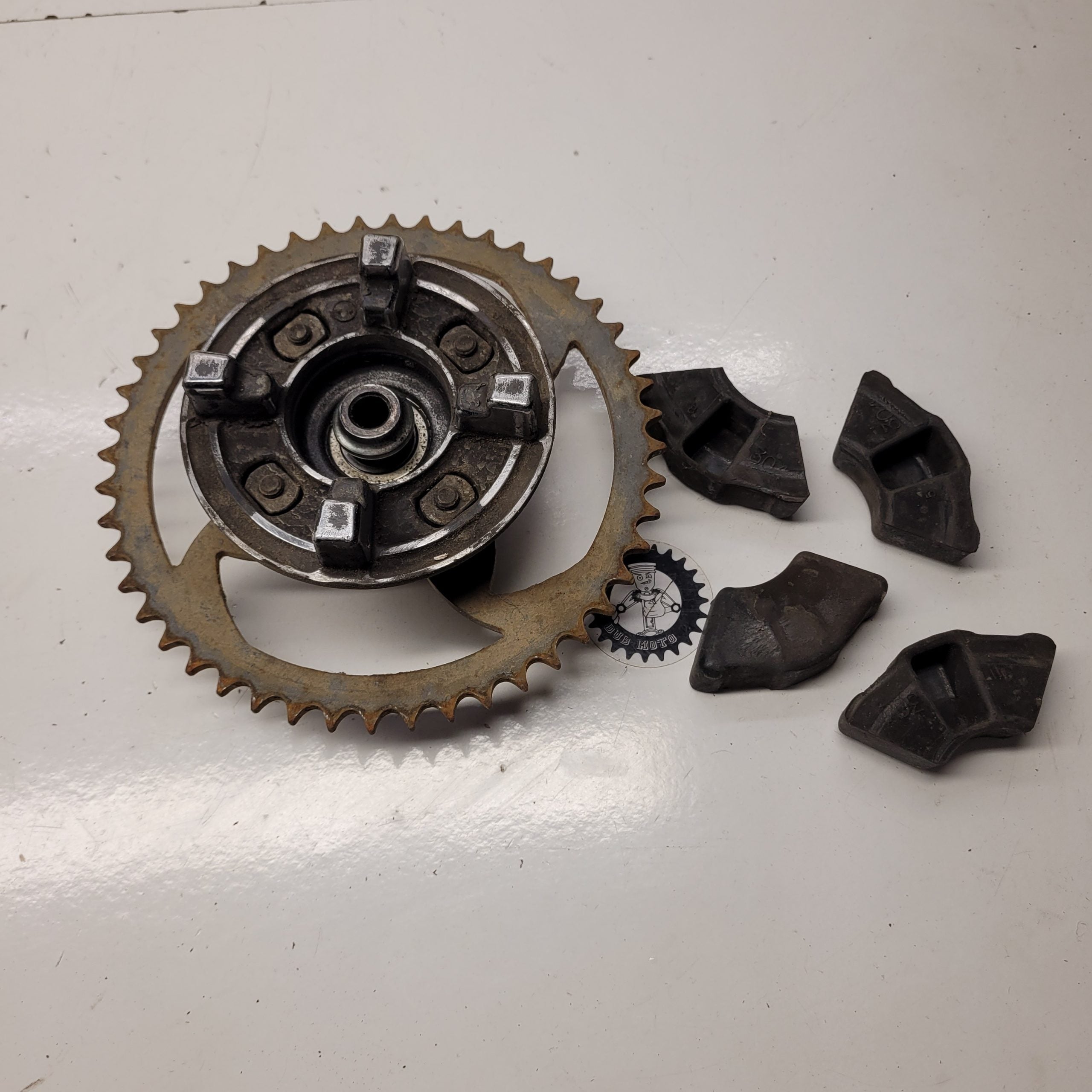 support et couronne yamaha 100 rt