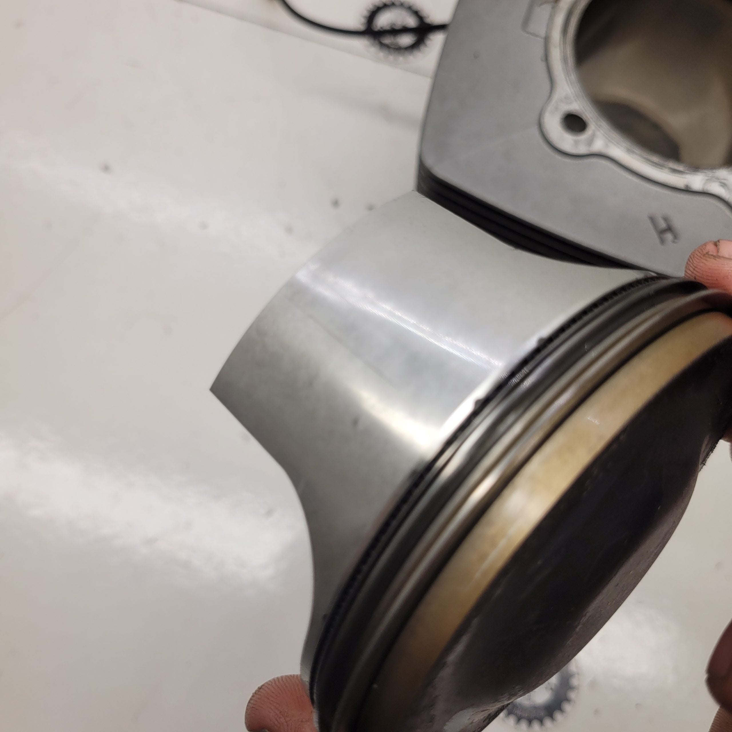 cylindre piston horizontale ducati hm 1100 evo sp