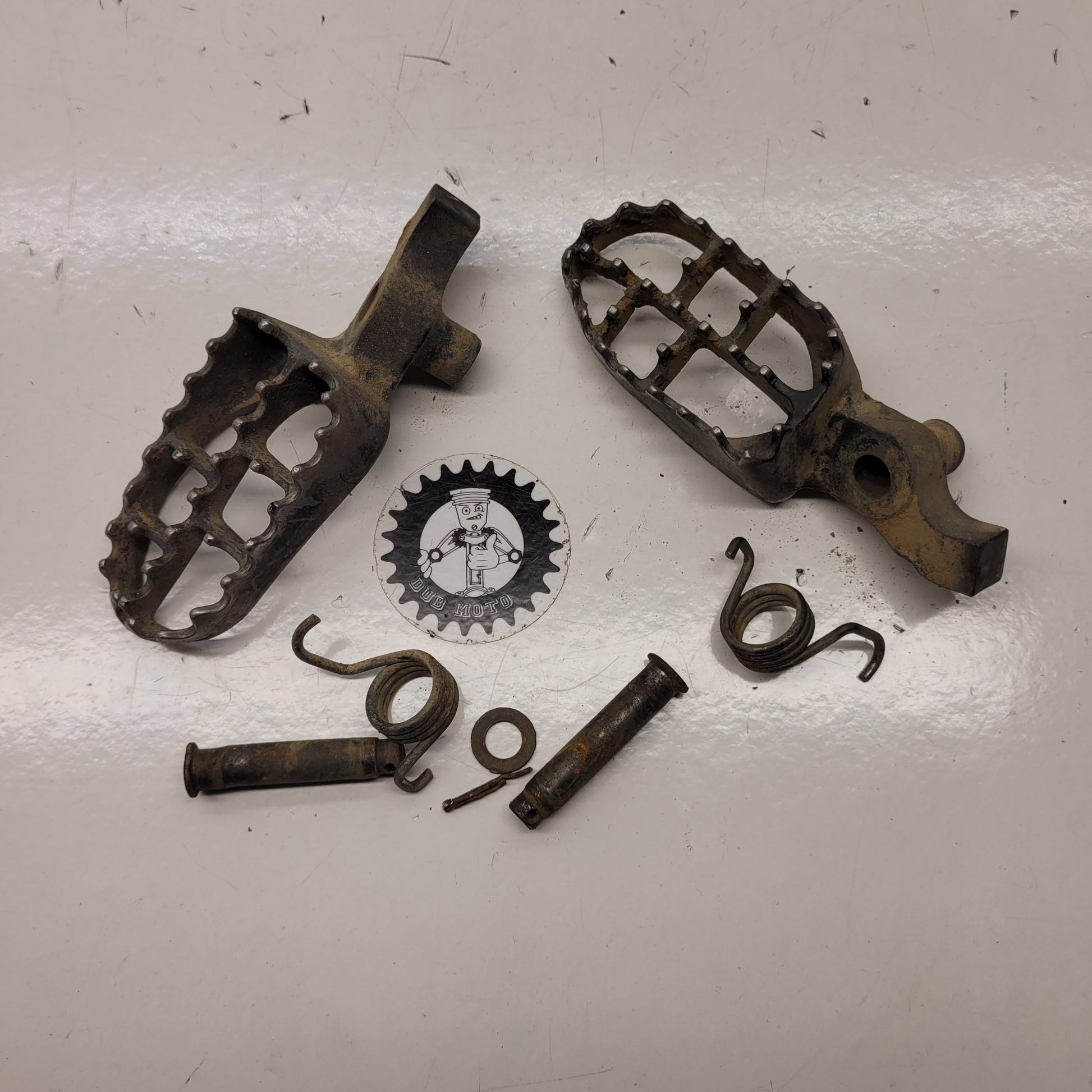 Cales pieds honda 250 cr 2000-1