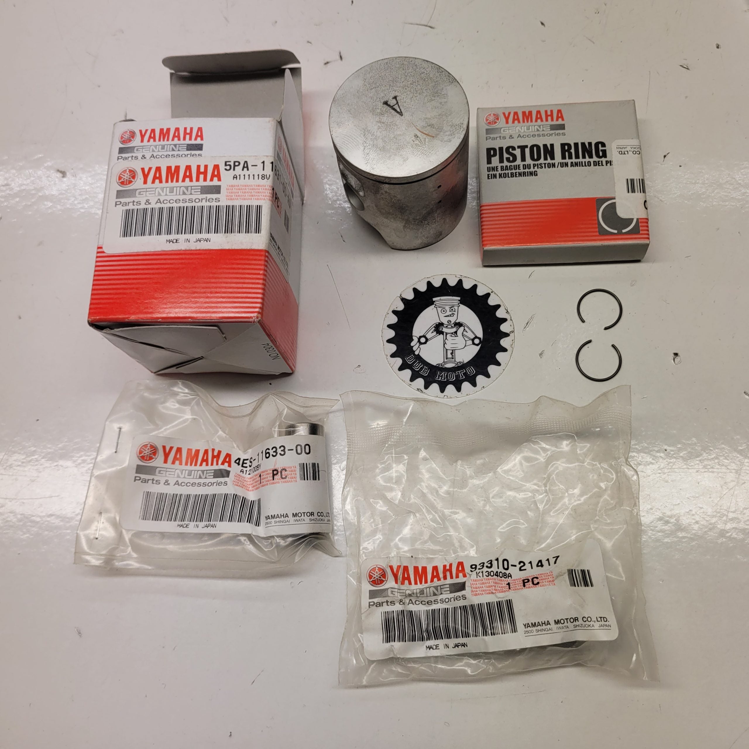 piston segment neuf yamaha 85 yz