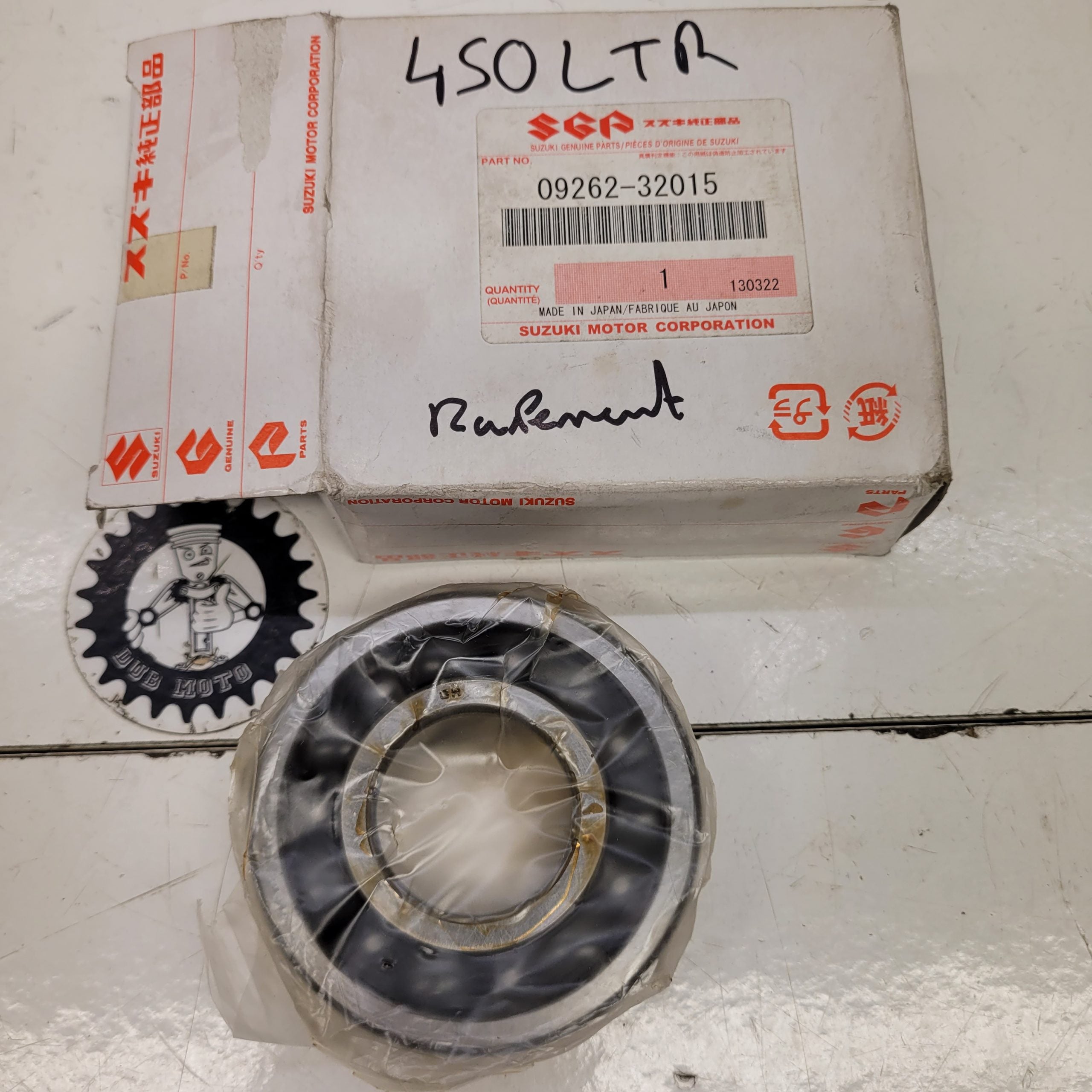 roulement vilebrequin 09262-32015 suzuki 450 ltr