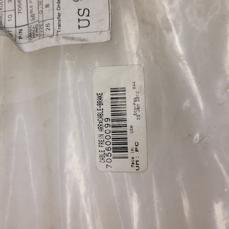cable de frein arrière 705600099 neuf can am renegade 500-1000 12-16-2