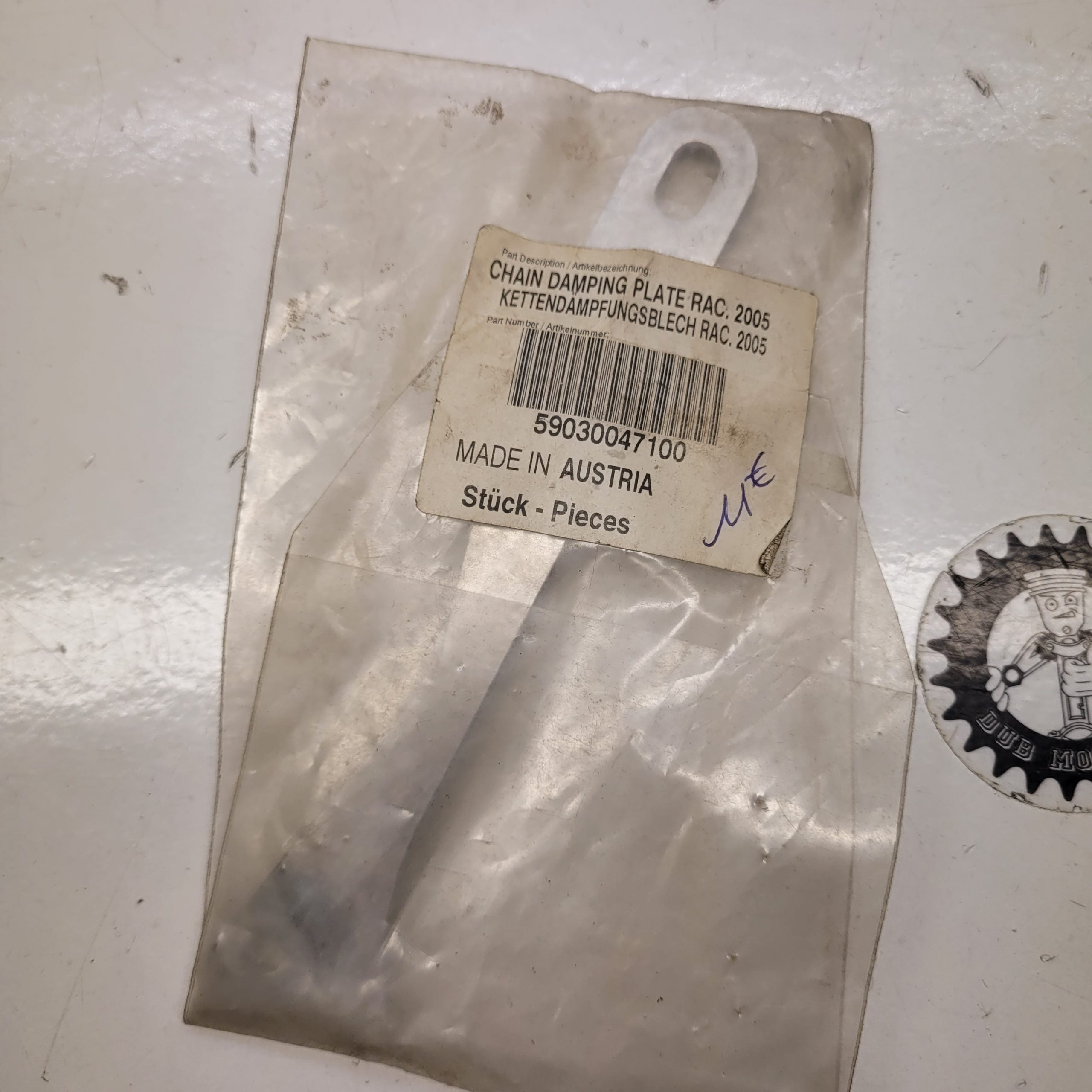 axe amortisseur de chaine neuf 59030047100 450 sxf 04