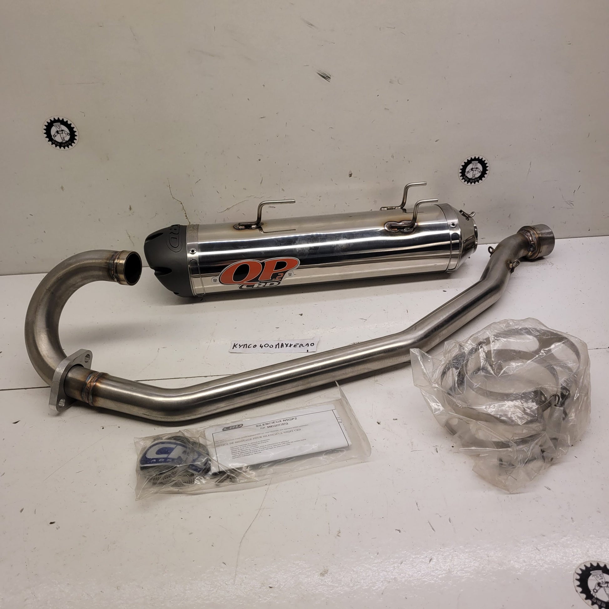 echappement CRD kymco 400 maxxer 10-1