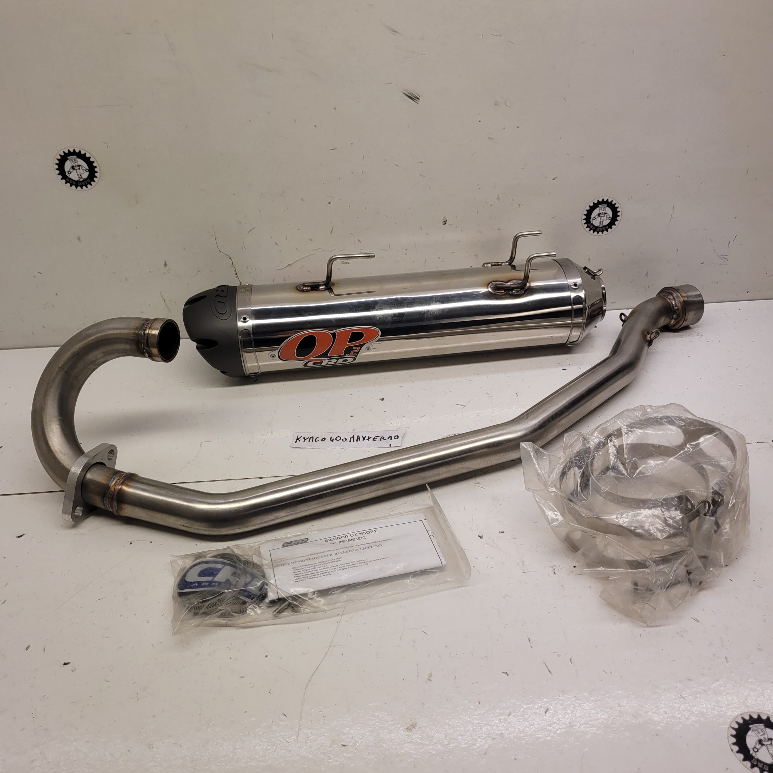 echappement CRD kymco 400 maxxer 10