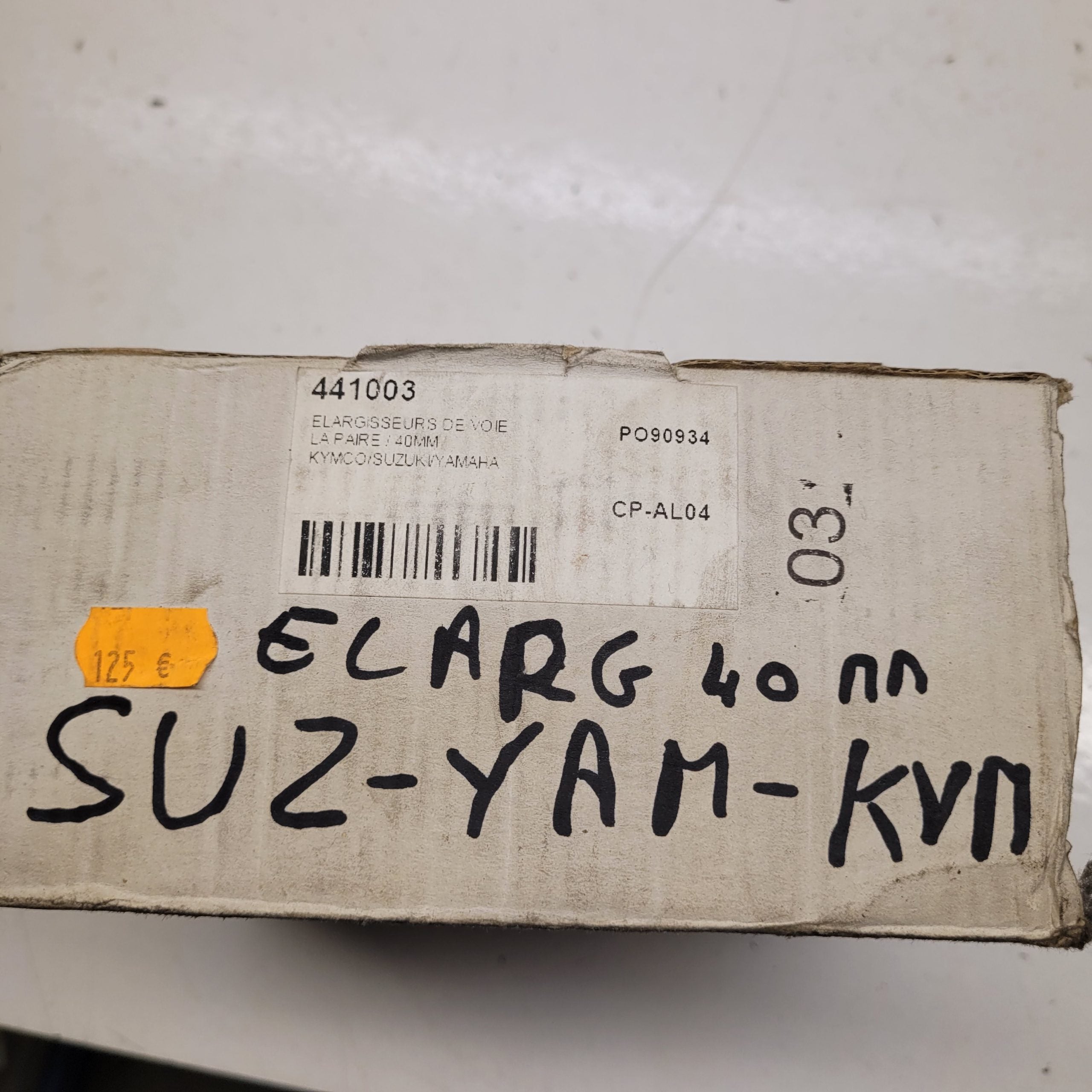 élargisseur de voie 40mm neuf yamaha suzuki kymco
