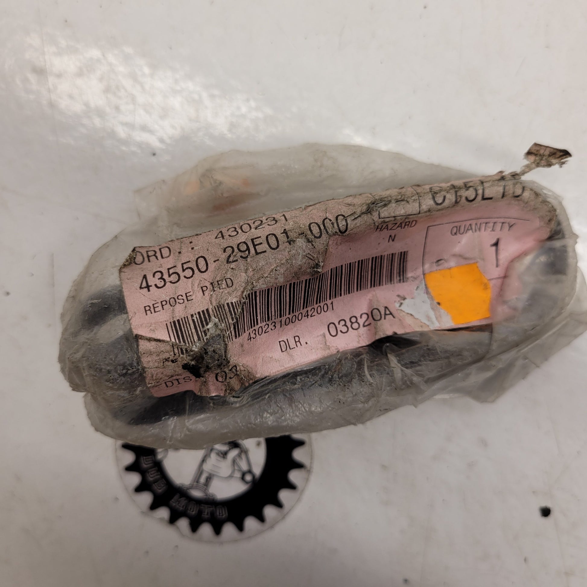 repose pied 43550-29E01 suzuki 400 drz-1