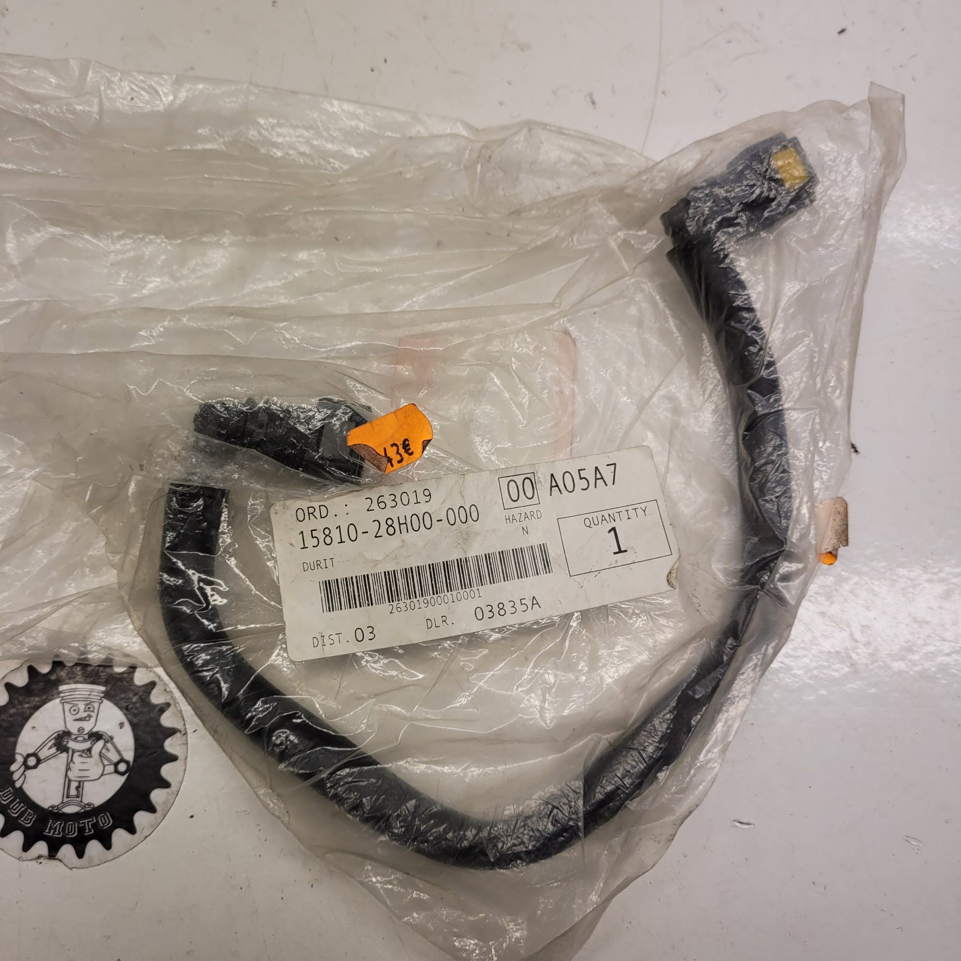 durite neuve 15810-28H00 suzuki 450 rmz 08-12-1