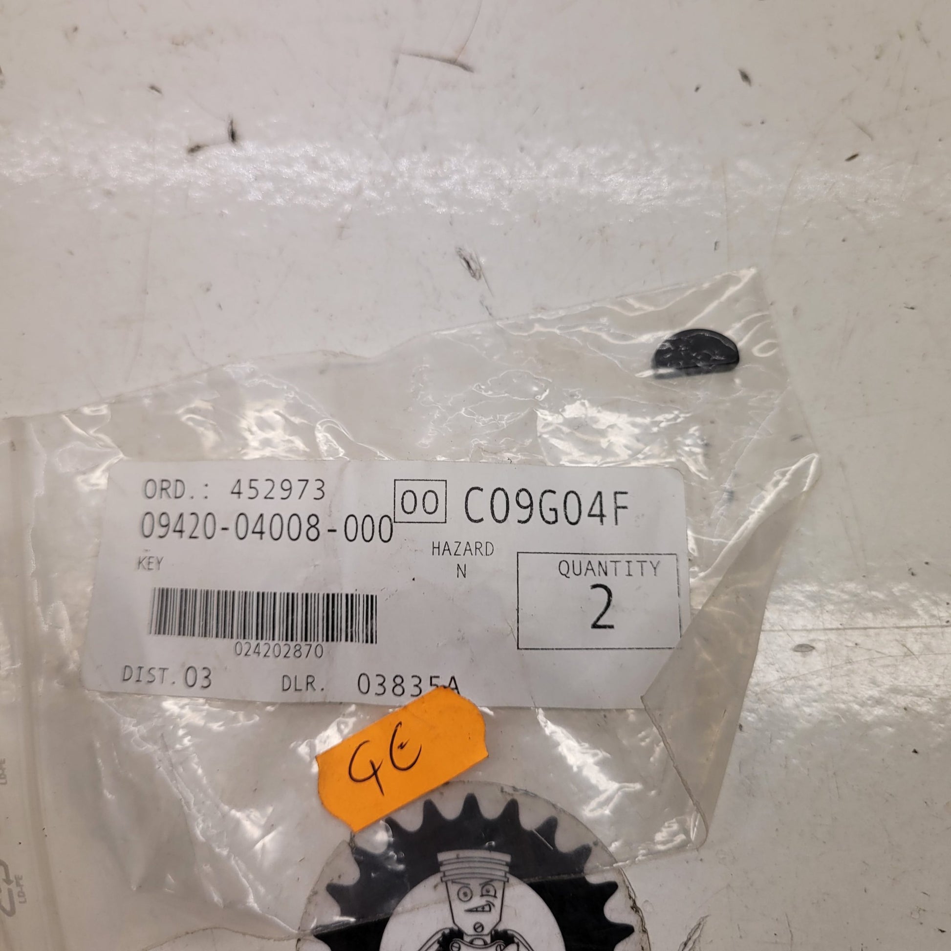 clavette allumage 09420-04008 suzuki 250 400 burgman-1