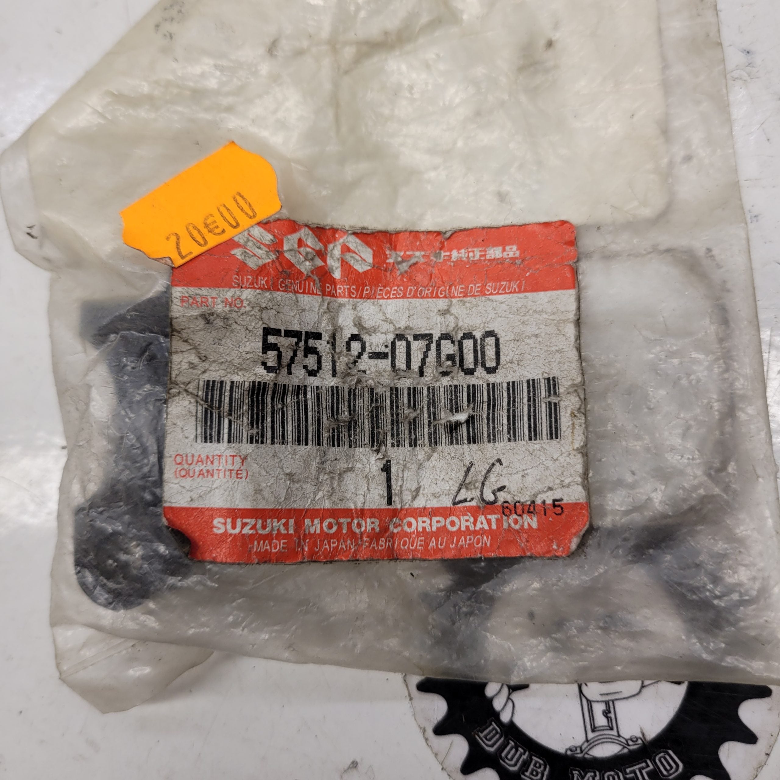 fixation poignée 57512-07G00 suzuki 450 ltr