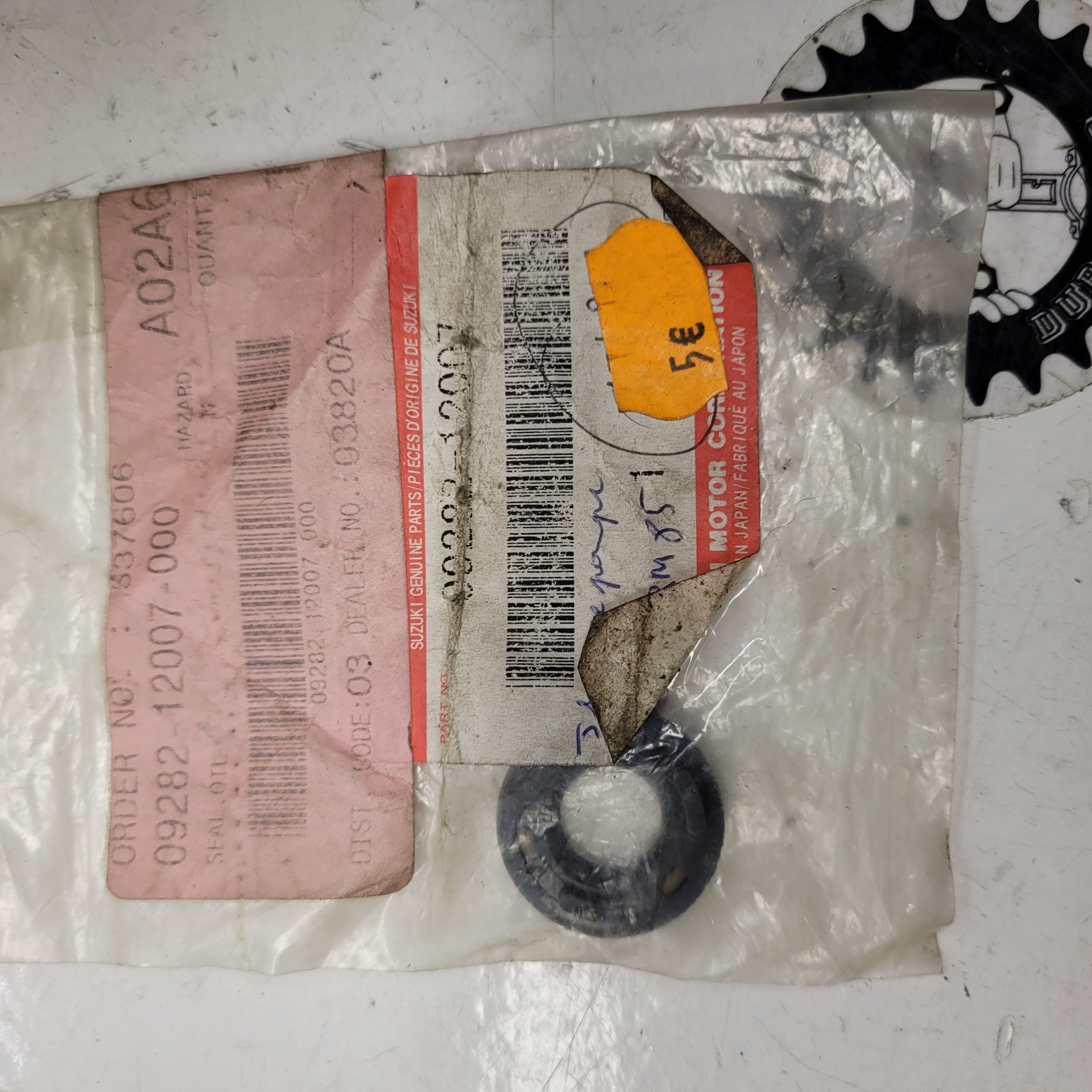 joint 12x24x7 09282-12007 suzuki 125 rm 86-88