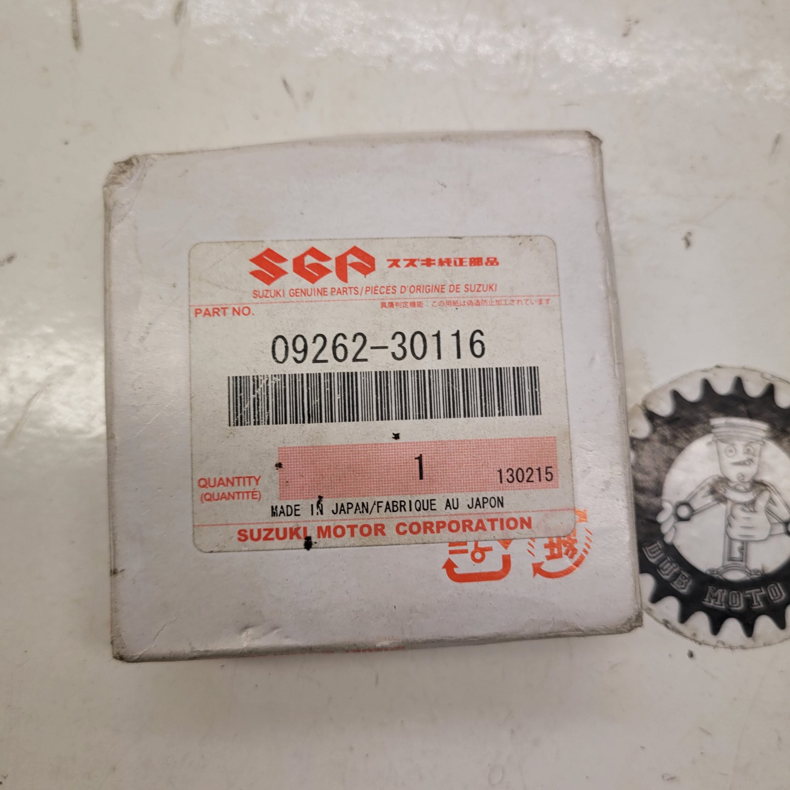 roulement vilebrequin 09262-30116 suzuki 450 ltr