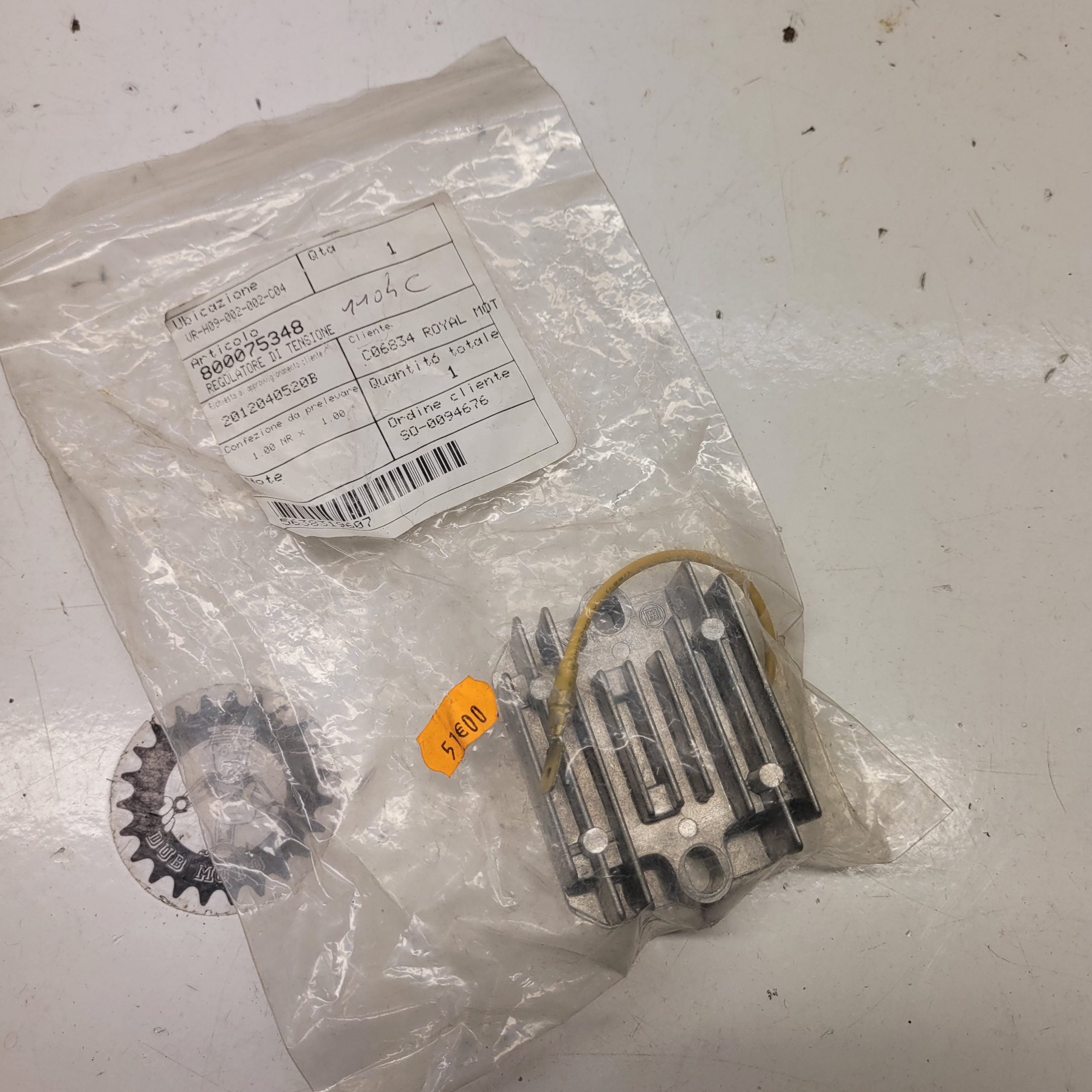 regulateur 800075348 neuf husqvarna 250 wr 1999