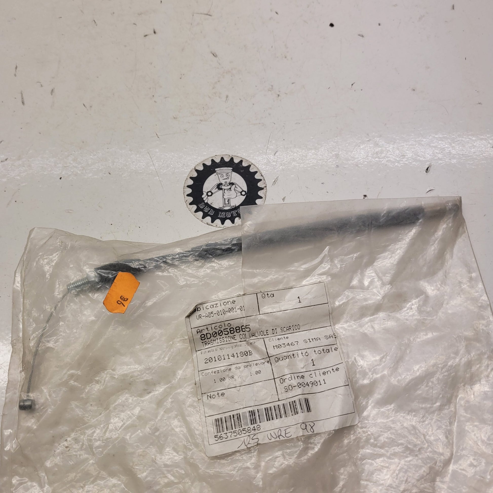 cable hts neuf 8D0058865 husqvarna 125 sms wre 2008-1