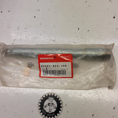 axe roue avant neuf honda 125 cr 02-03 44301-KZ4-J40-1