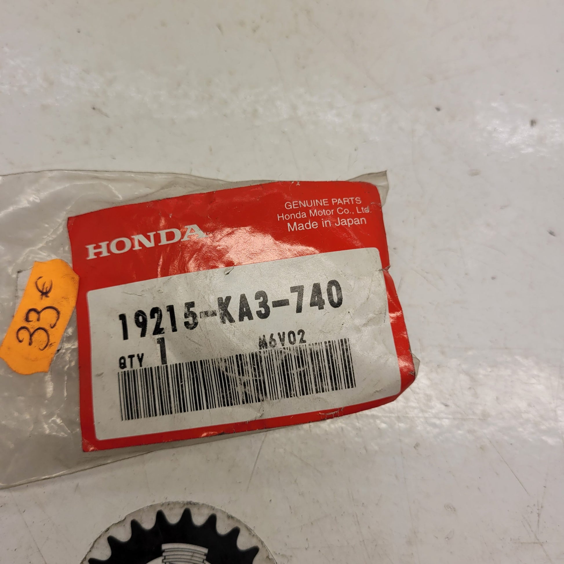 roue mobile pompe a eau honda 125 cr 84-86-2