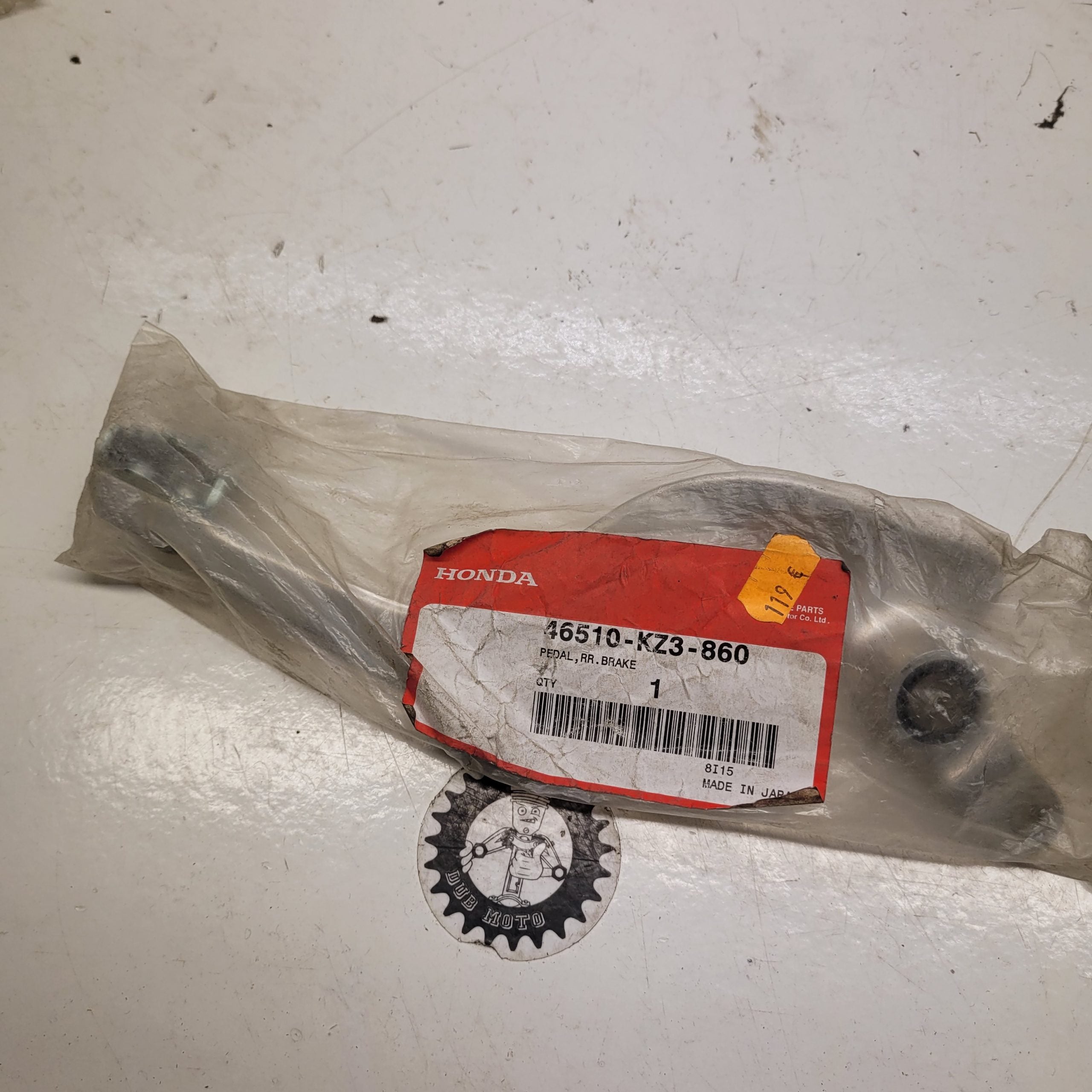 pedale de frein honda 250 cr 92-93 46510-KZ3-860