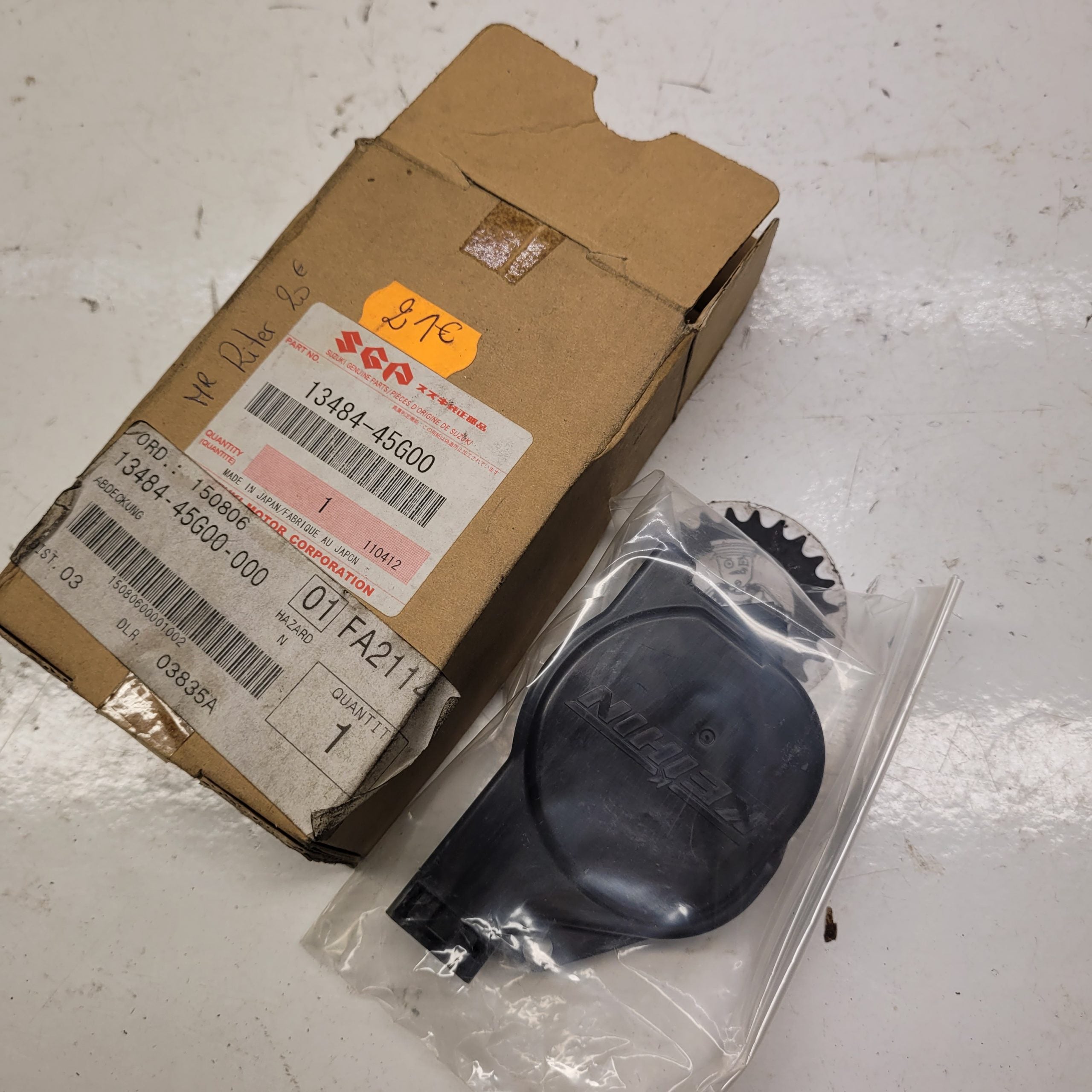 couvercle de papillon neuf 13484-45G00 suzuki 450 ltr