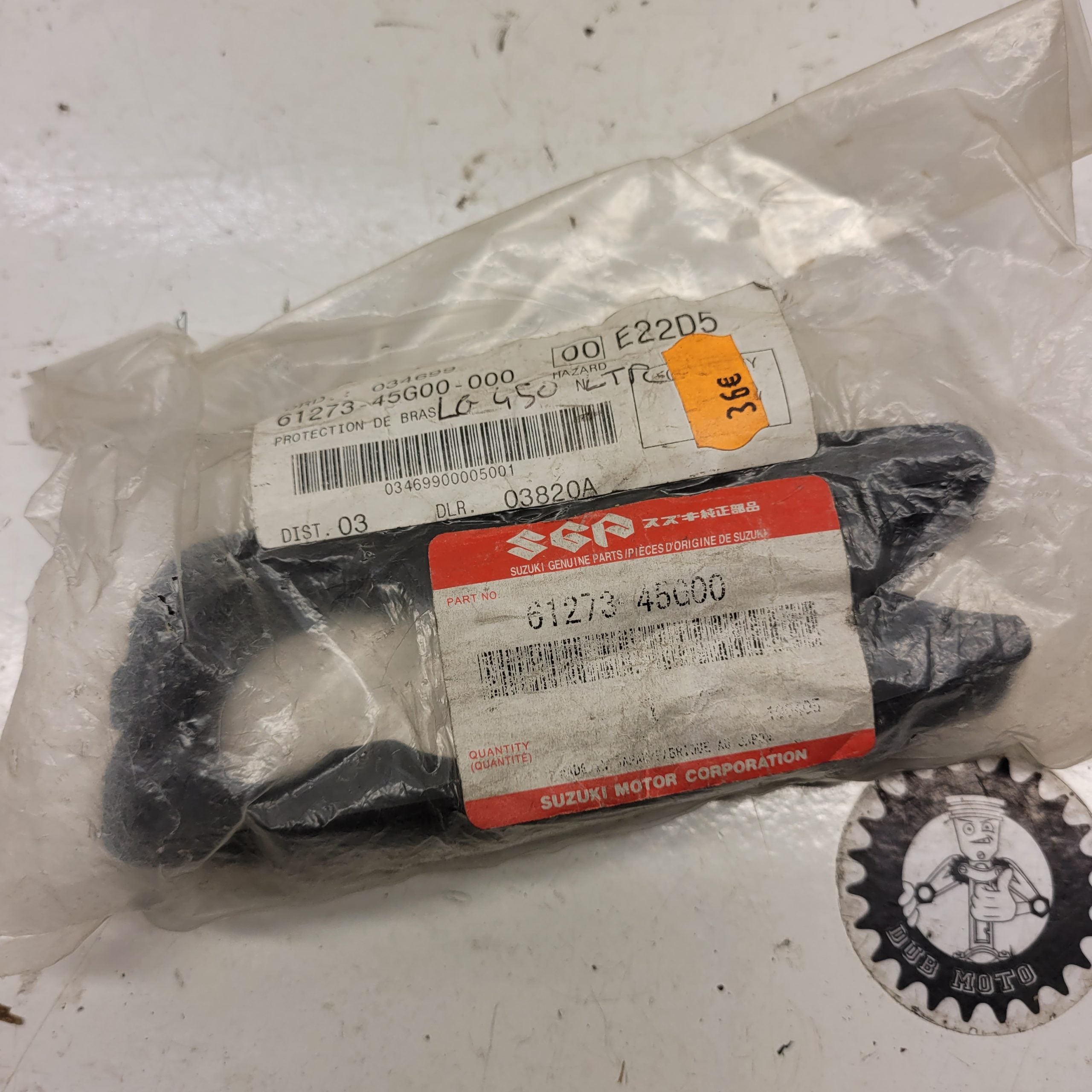 protection bras oscillant neuf 61273-45G00 suzuki 450 ltr