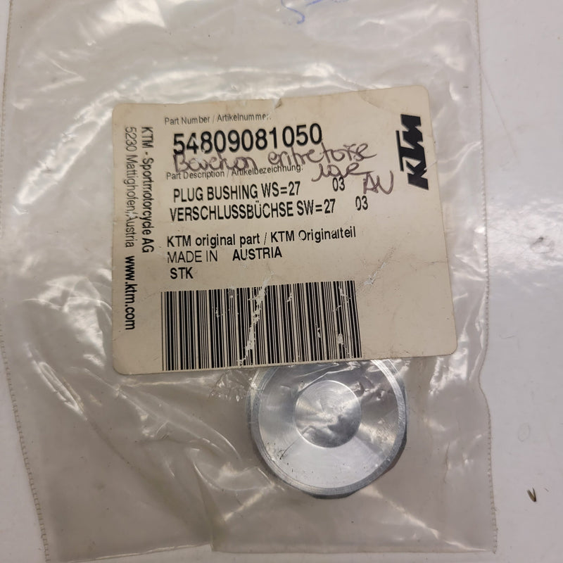 ecrous axe de roue avant neuf ktm 690 660 640 54809081050-1