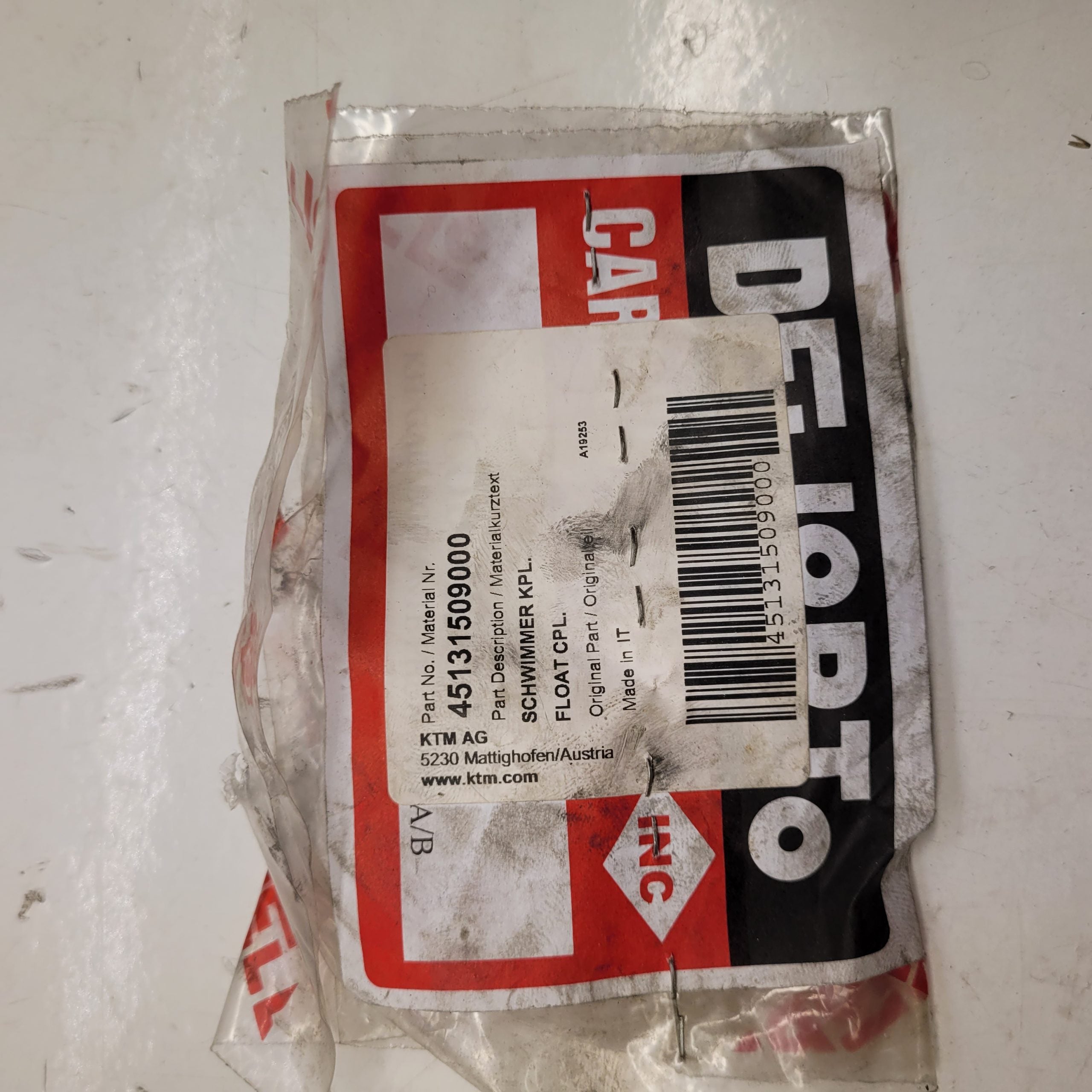 flotteur complet neuf ktm 50 sx 02-23
