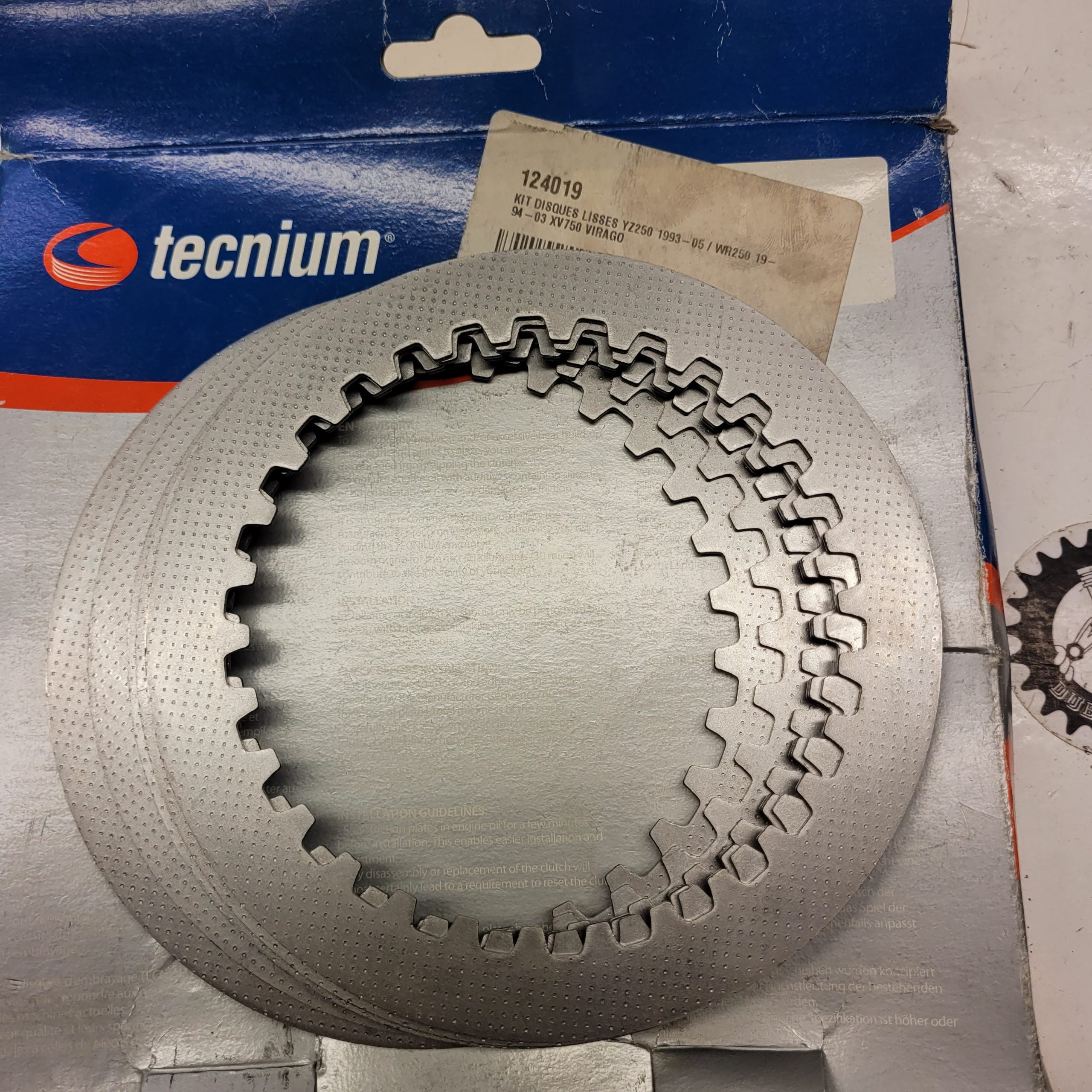 disque lisse yamaha 250 yz 93-05 wr 94-03