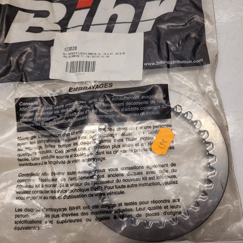 disques lisses neuf suzuki 125 rm 76-78 81-85-1