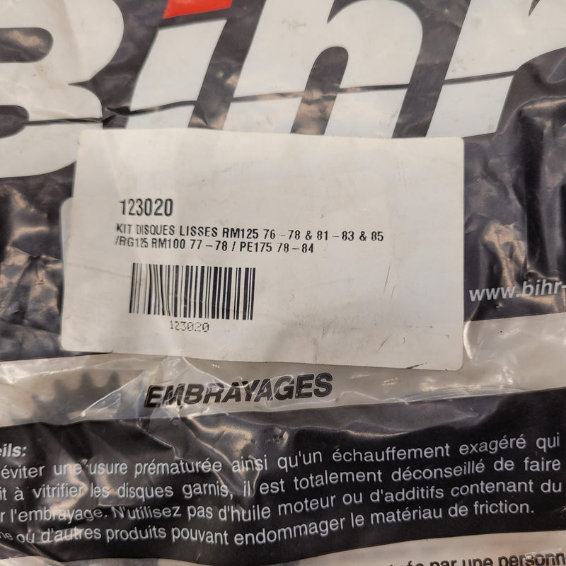 disques lisses neuf suzuki 125 rm 76-78 81-85-2