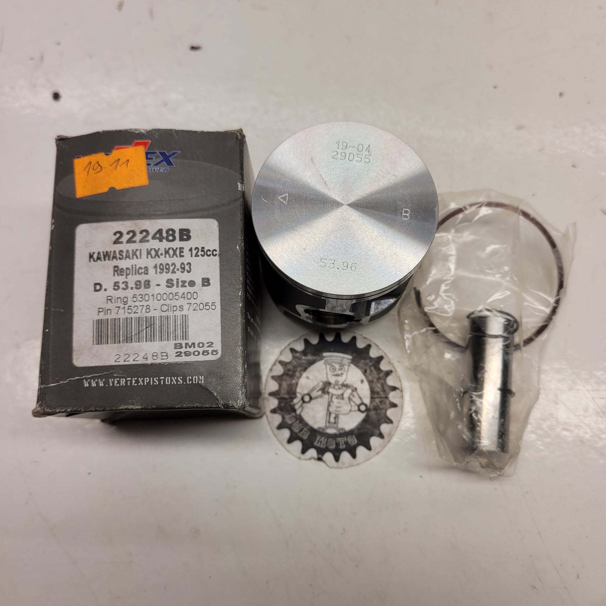 kit piston vertex neuf kawasaki 125 kx kxe 92-93-1