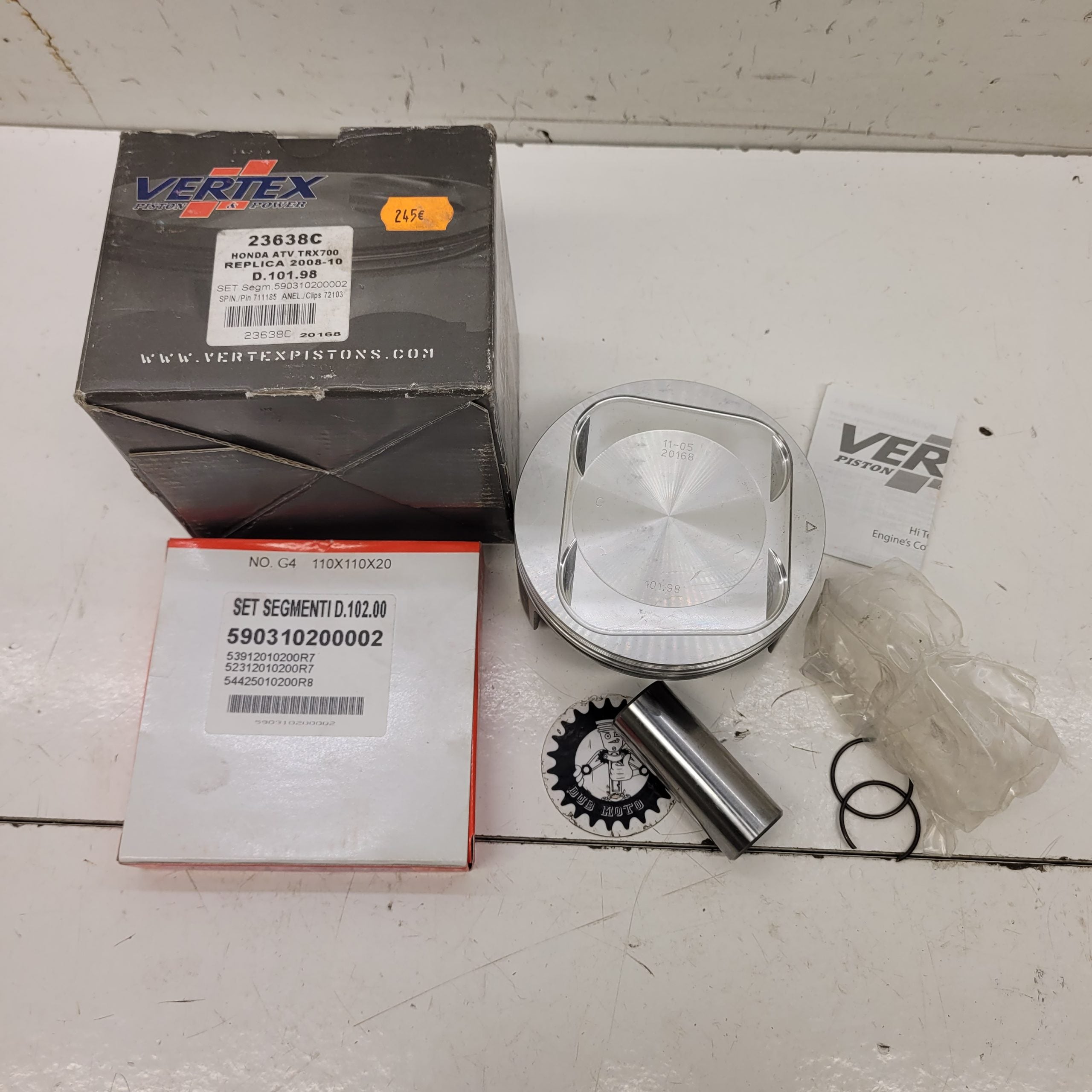 piston neuf honda 700 trx 08-10