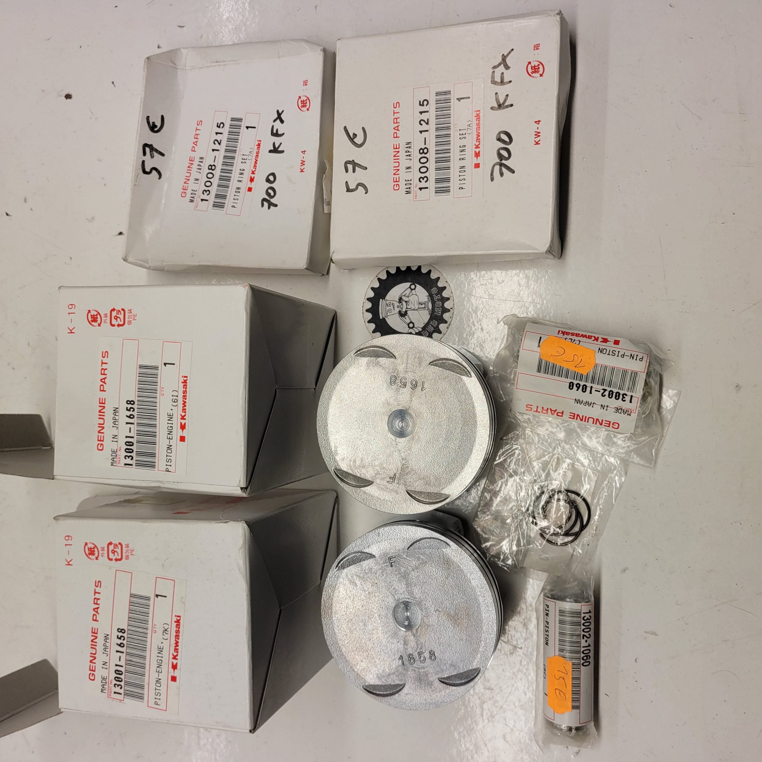 kit pistons neuf kawasaki 700 kfx