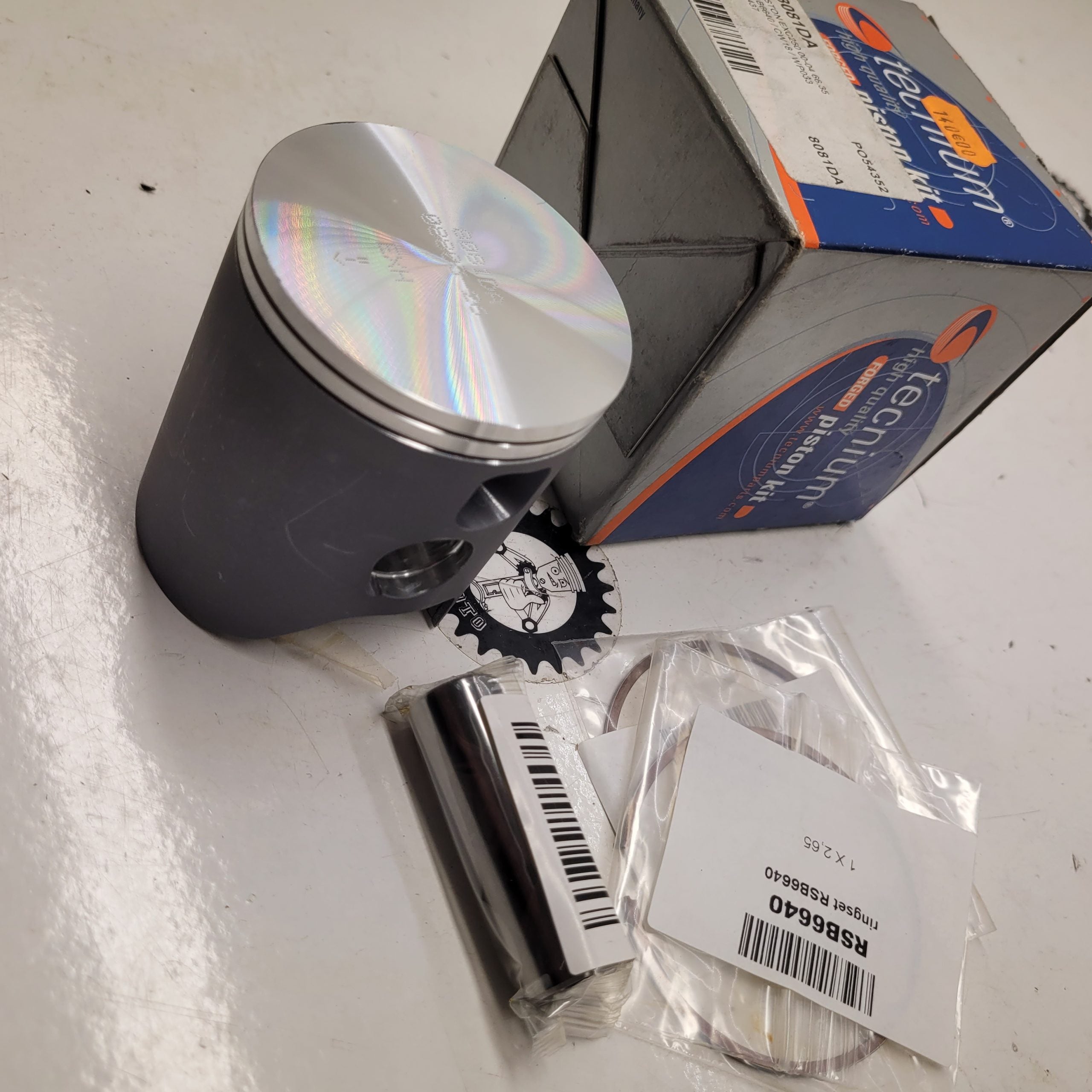 piston neuf sans goupille ktm 250 exc 00-04