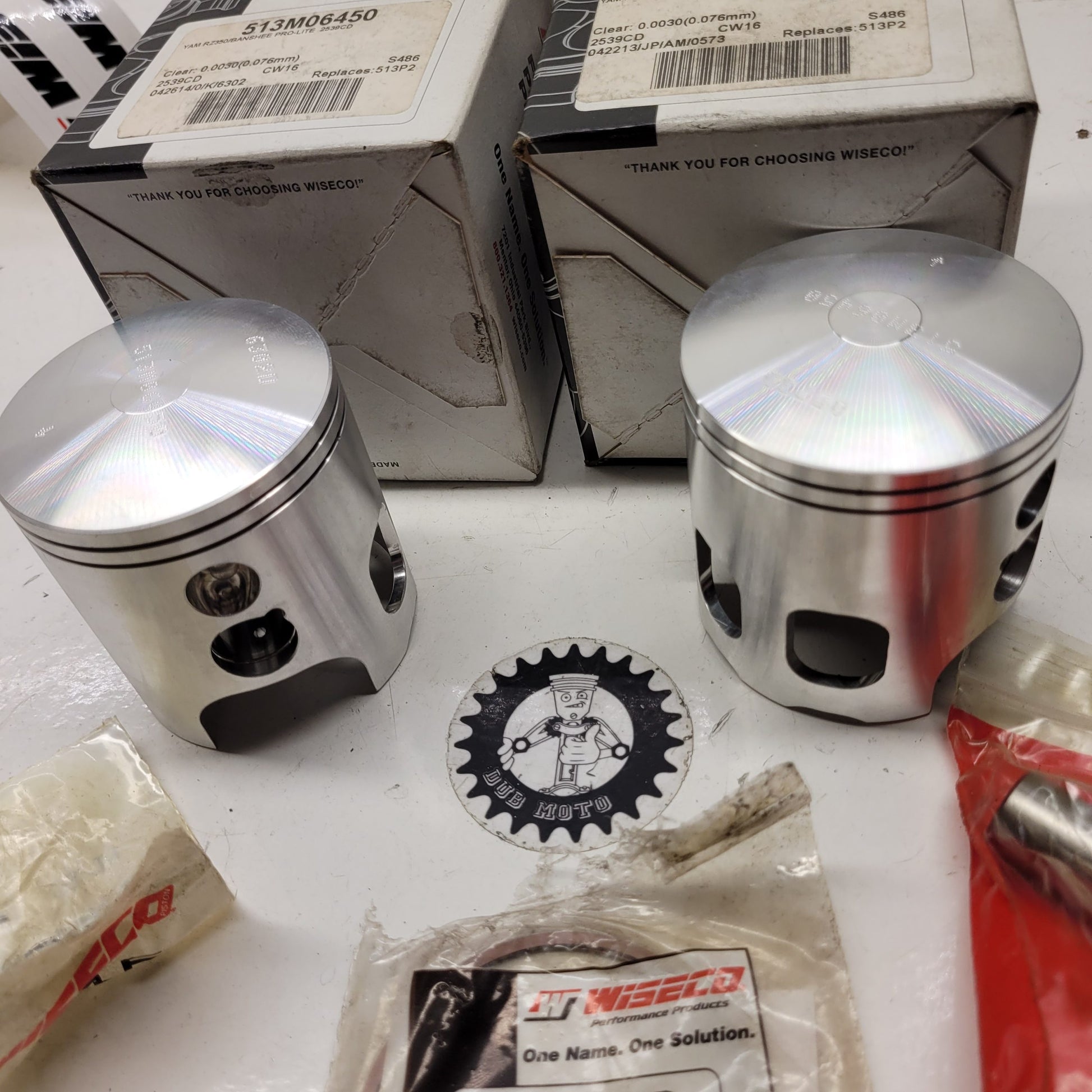 kit pistons neuf yamaha 350 banshee rz-2