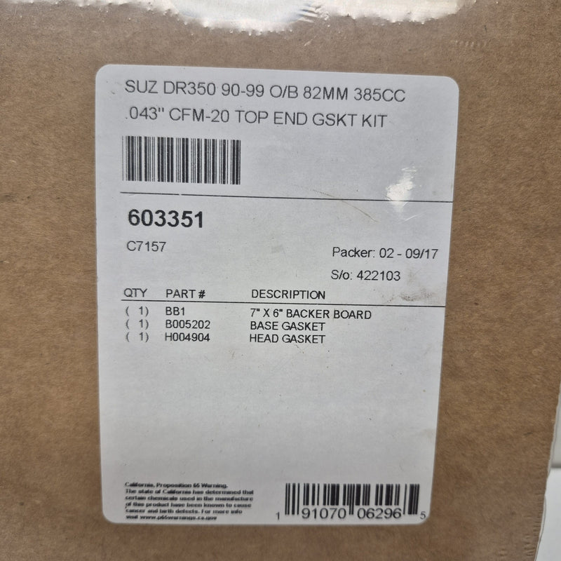 joint embase et culasse suzuki 350 DR 90-99-2
