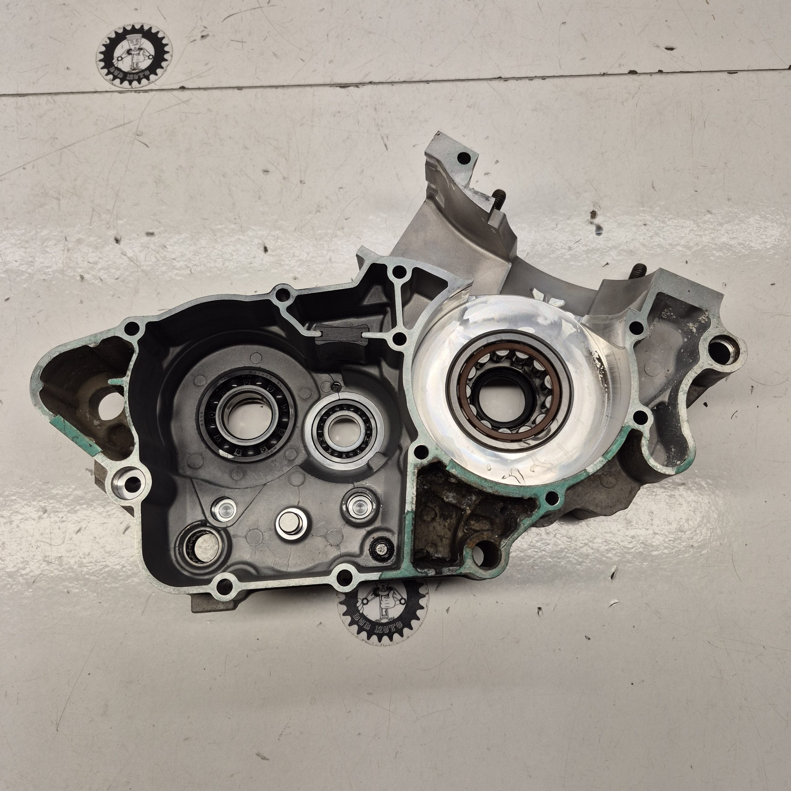 carter moteur gauche en l'etat ktm 125 sx 2015-3