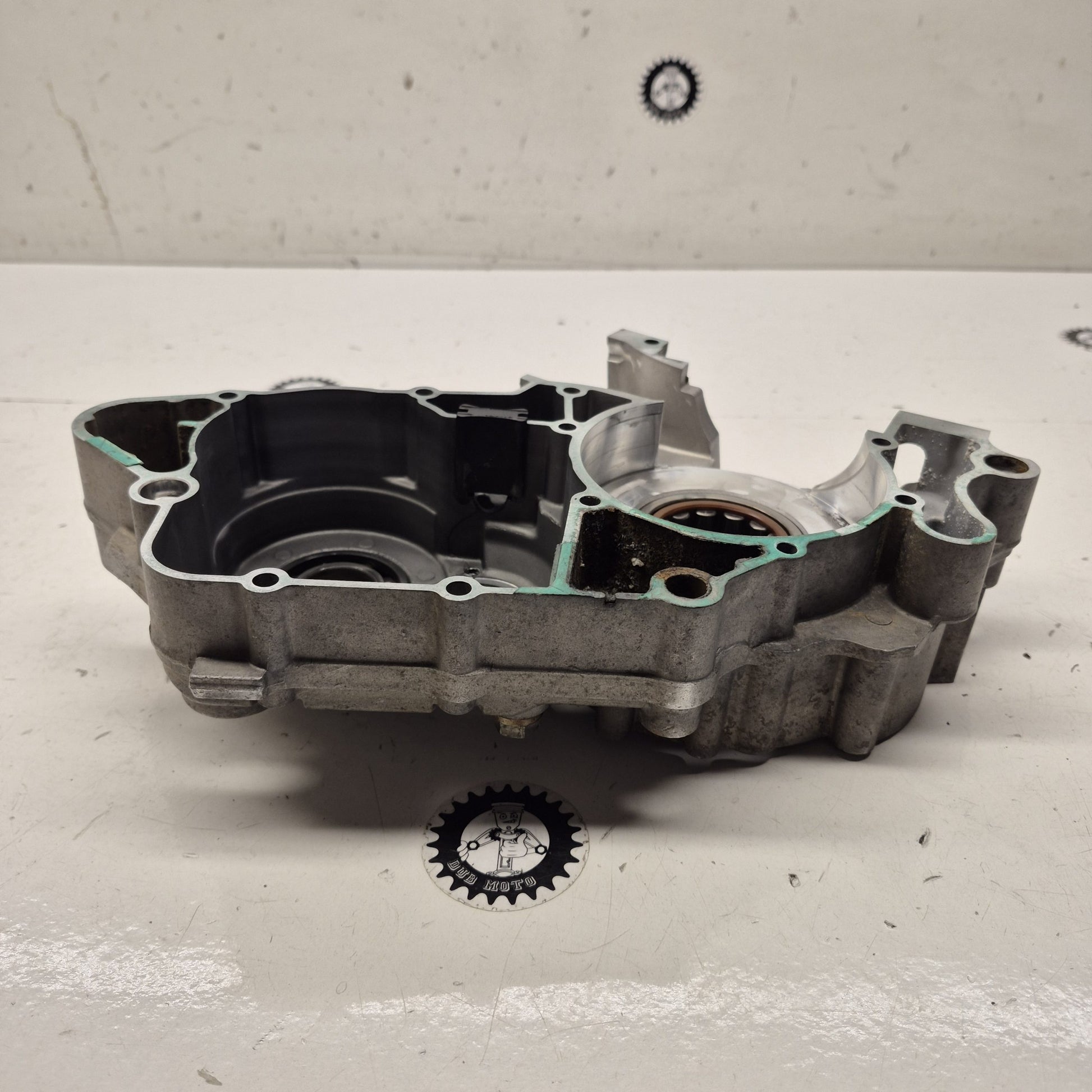 carter moteur gauche en l'etat ktm 125 sx 2015-5