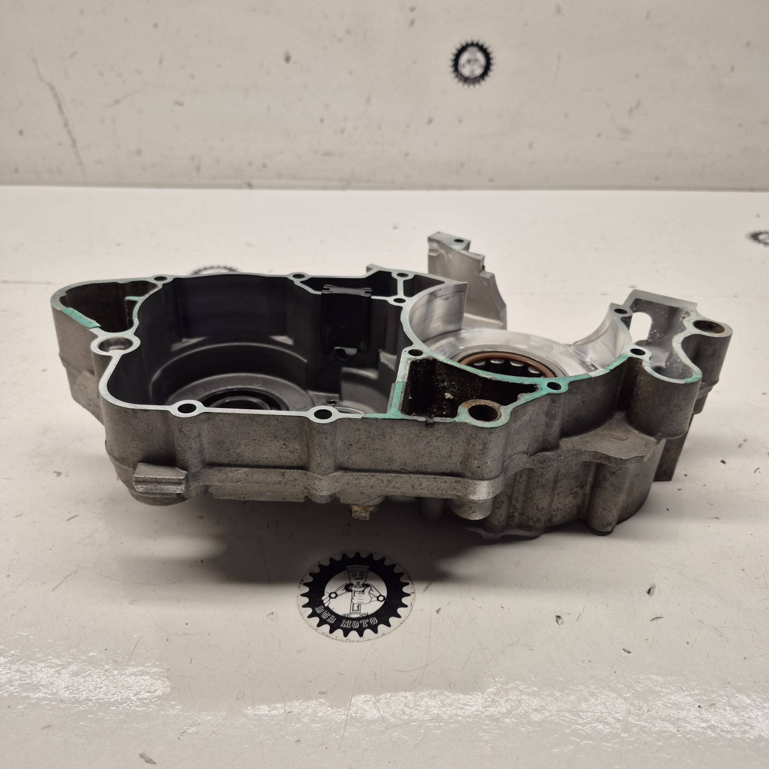 carter moteur gauche en l'etat ktm 125 sx 2015-5